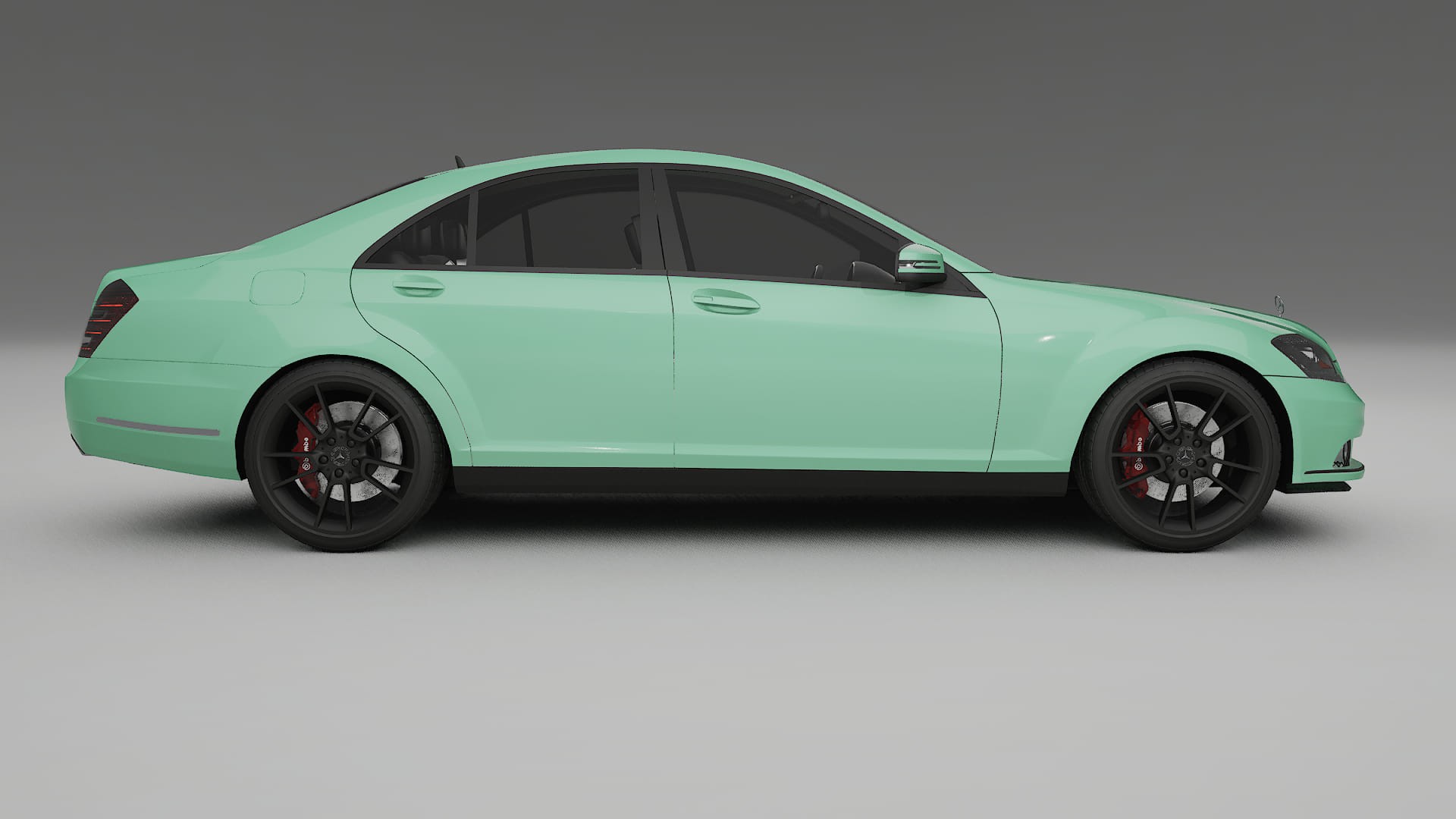 Mercedes S class W221 facelift LCI TPU Lackskyddsfilm | DUSTY Färgskiftande PPF – Komplett Förskuret Kit