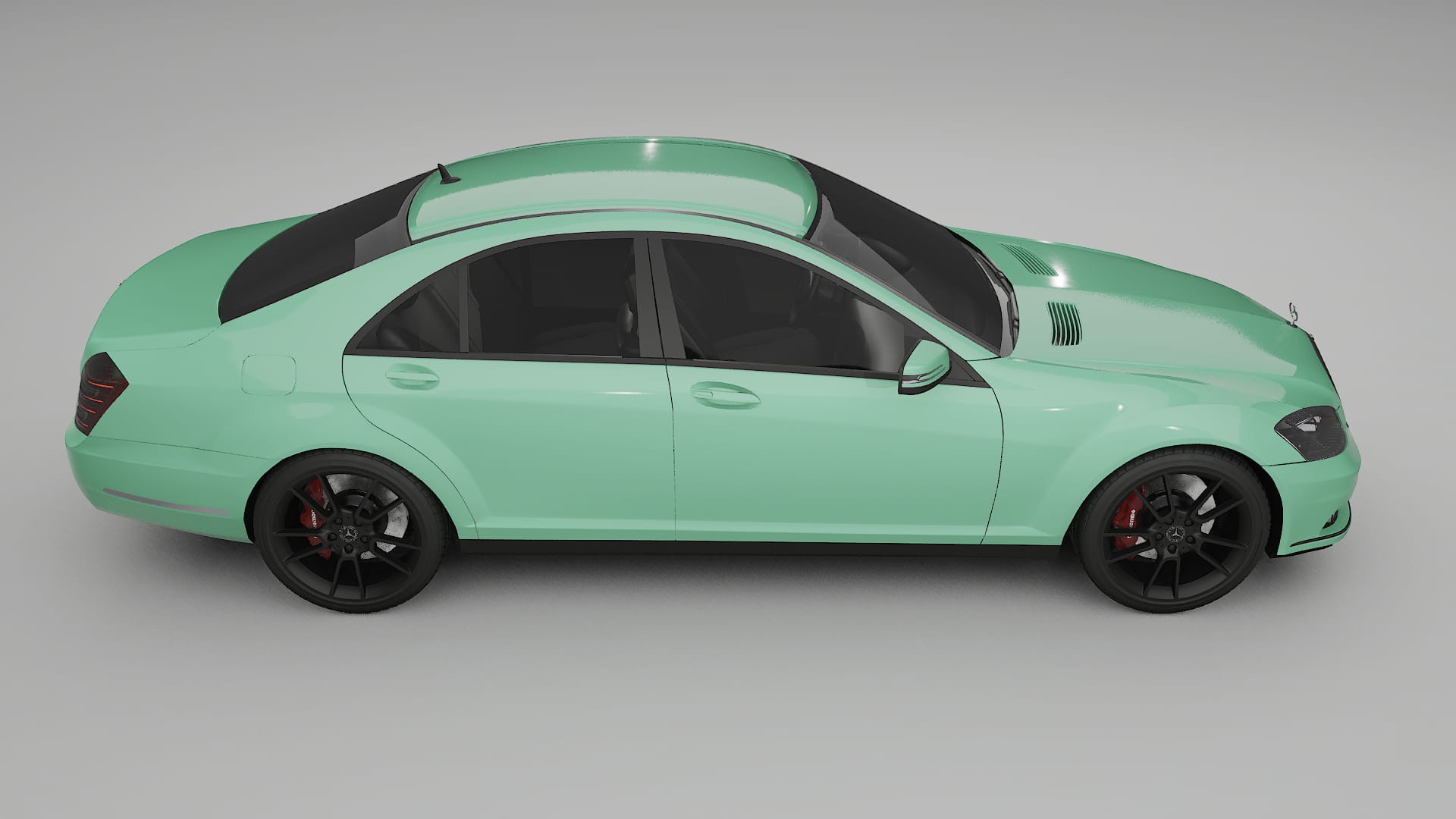 Mercedes S class W221 facelift LCI TPU Lackskyddsfilm | DUSTY Färgskiftande PPF – Komplett Förskuret Kit