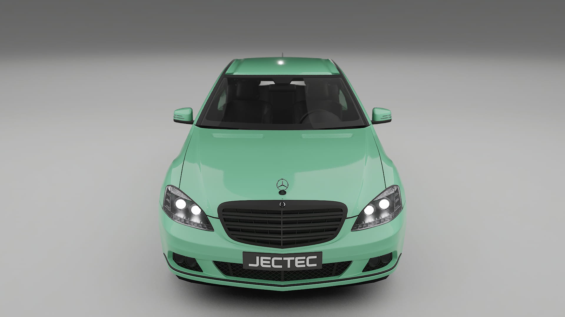 Mercedes S class W221 facelift LCI TPU Lackskyddsfilm | DUSTY Färgskiftande PPF – Komplett Förskuret Kit