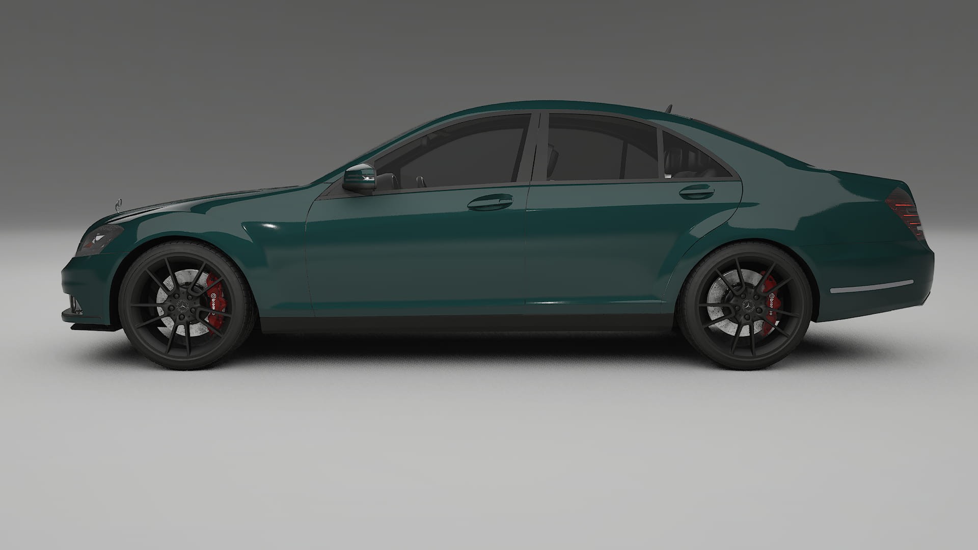 Mercedes S class W221 facelift LCI TPU Lackskyddsfilm | INFERNO Färgskiftande PPF – Komplett Förskuret Kit