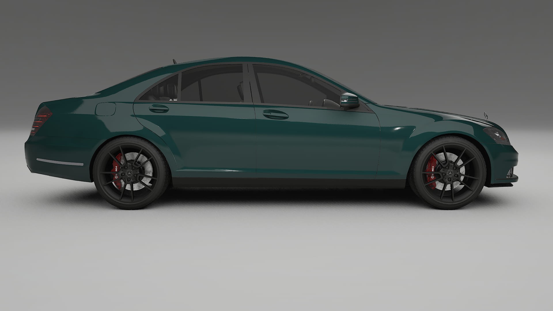 Mercedes S class W221 facelift LCI TPU Lackskyddsfilm | INFERNO Färgskiftande PPF – Komplett Förskuret Kit