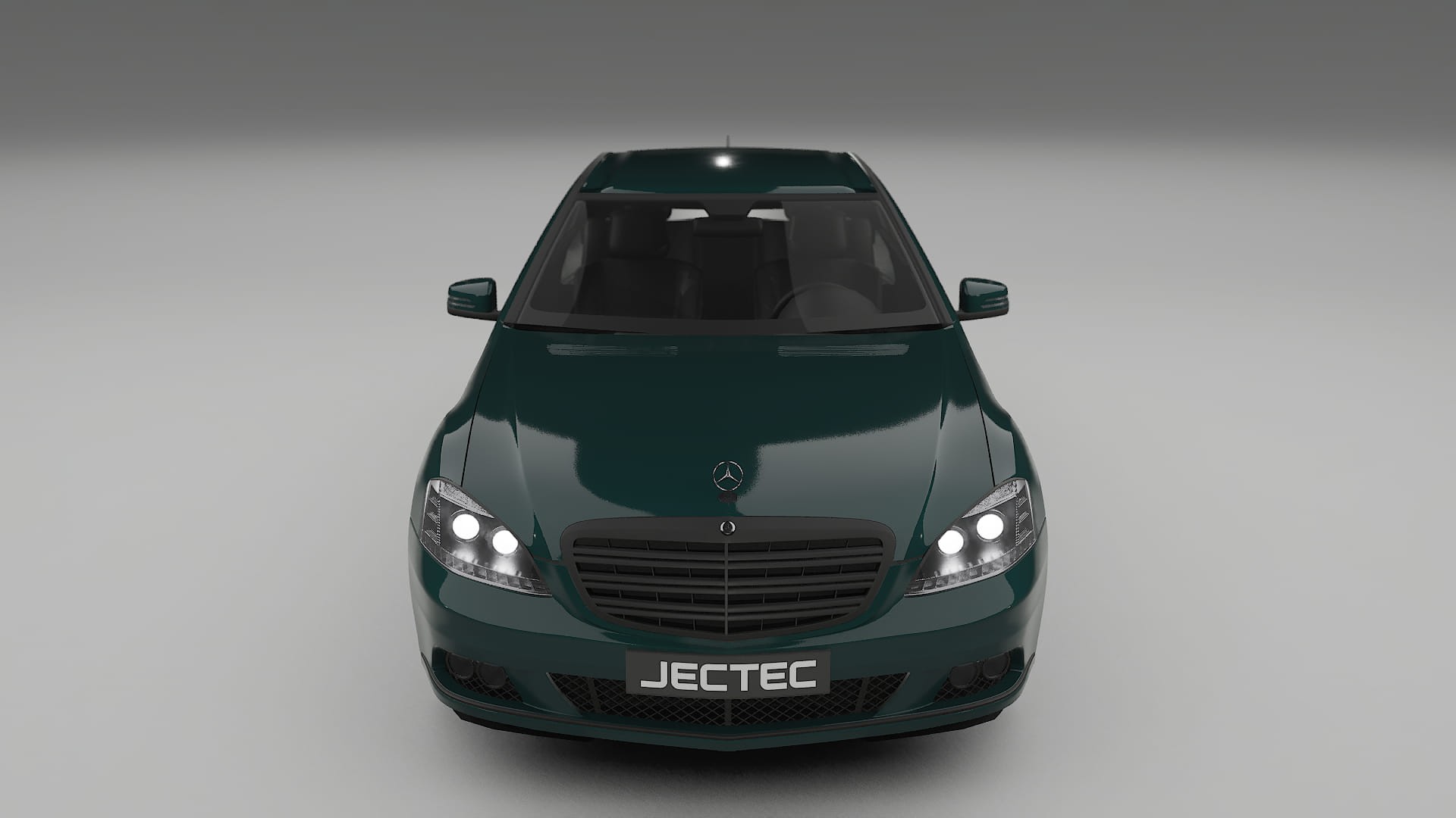 Mercedes S class W221 facelift LCI TPU Lackskyddsfilm | INFERNO Färgskiftande PPF – Komplett Förskuret Kit