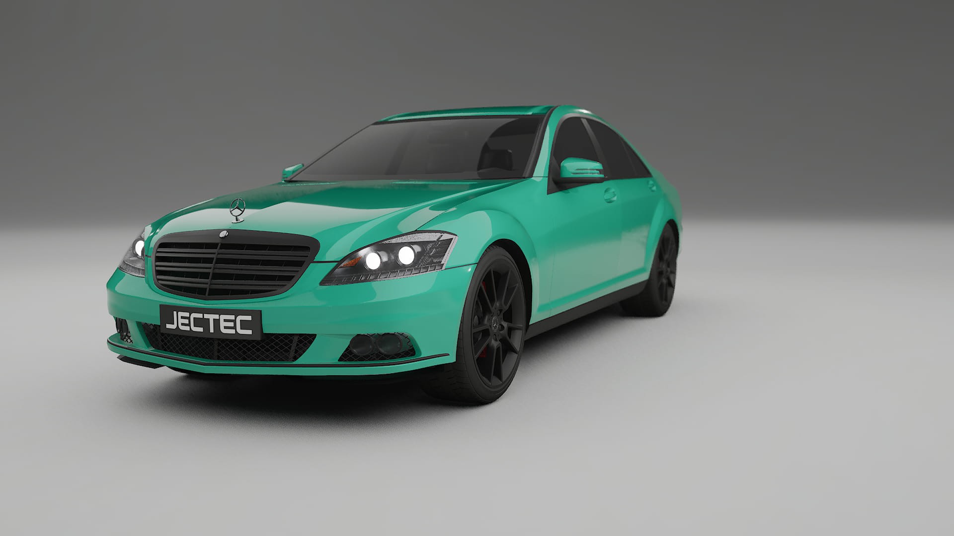 Mercedes S class W221 facelift LCI TPU Lackskyddsfilm | JEWEL Färgskiftande PPF – Komplett Förskuret Kit