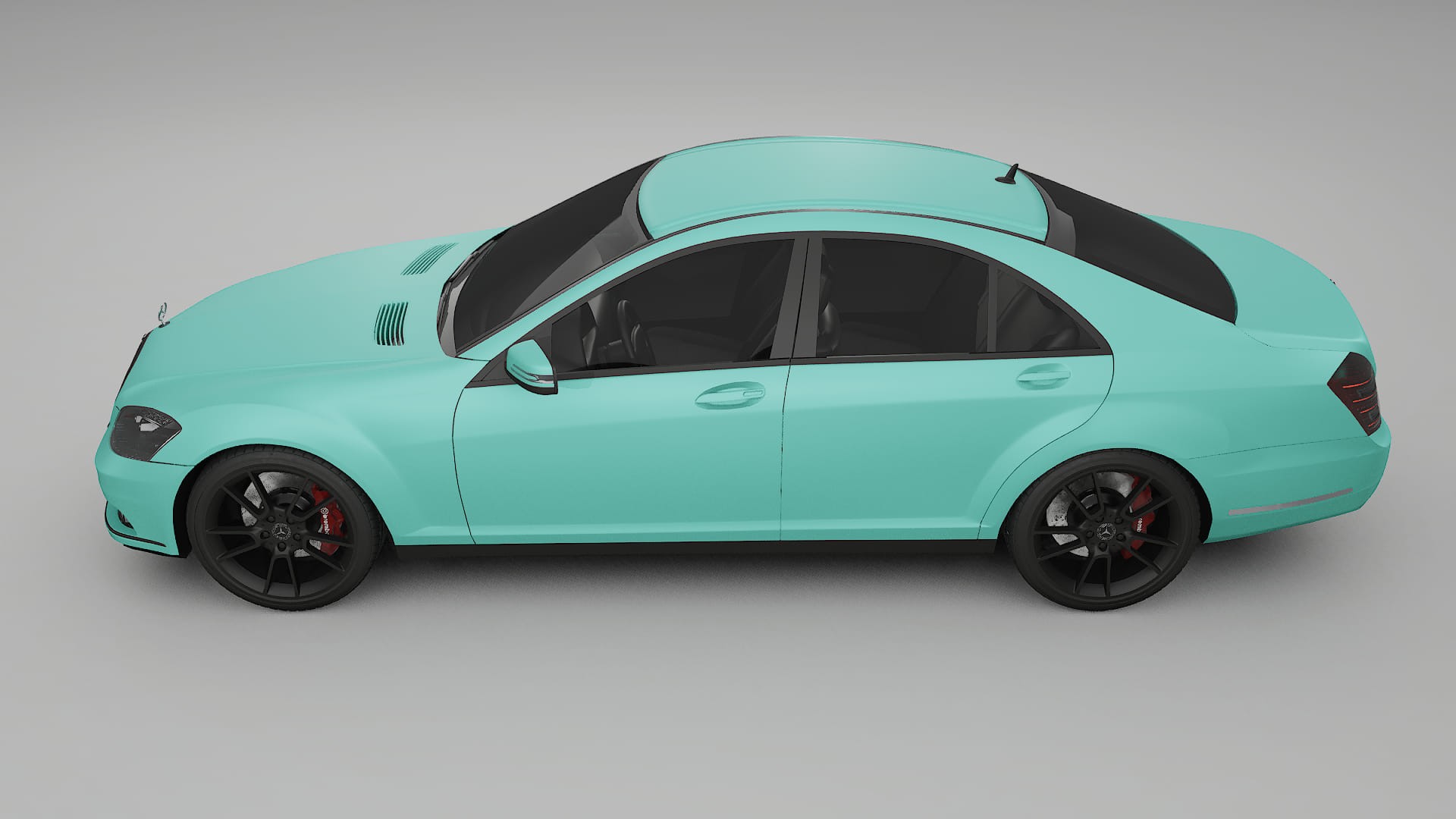 Mercedes S class W221 facelift LCI TPU Lackskyddsfilm | FROST Färgskiftande PPF – Komplett Förskuret Kit