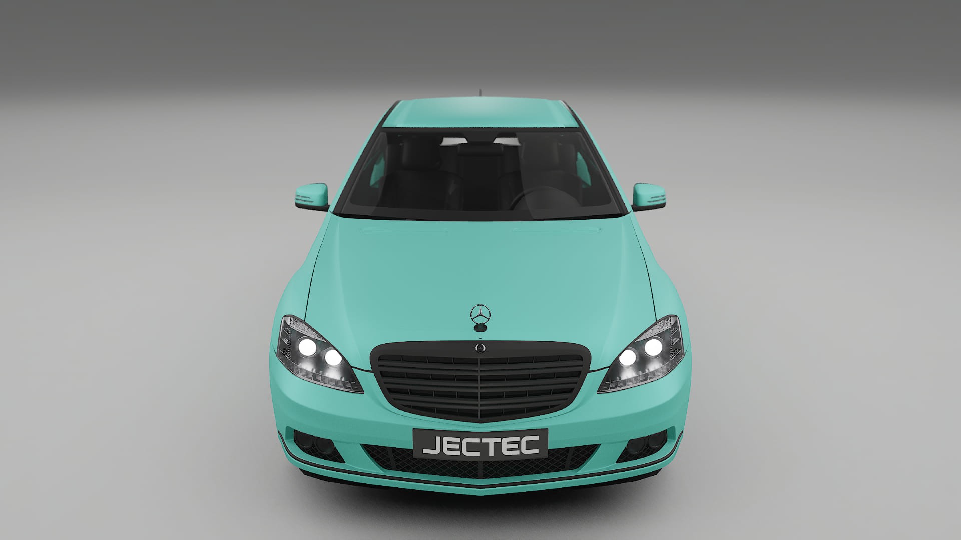 Mercedes S class W221 facelift LCI TPU Lackskyddsfilm | FROST Färgskiftande PPF – Komplett Förskuret Kit