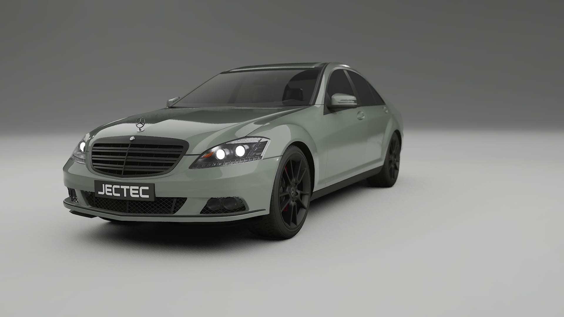 Mercedes S class W221 facelift LCI TPU Lackskyddsfilm | SLATE Färgskiftande PPF – Komplett Förskuret Kit