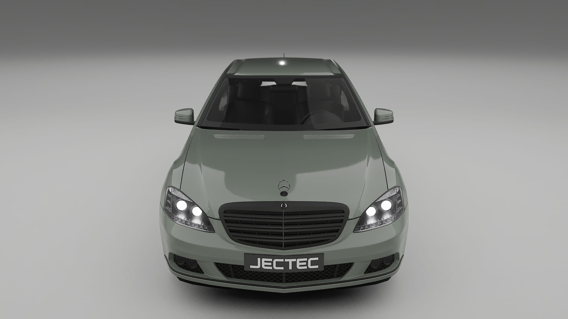 Mercedes S class W221 facelift LCI TPU Lackskyddsfilm | SLATE Färgskiftande PPF – Komplett Förskuret Kit