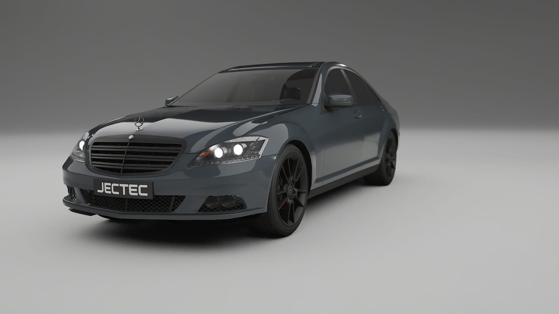 Mercedes S class W221 facelift LCI TPU Lackskyddsfilm | GRANITE Färgskiftande PPF – Komplett Förskuret Kit