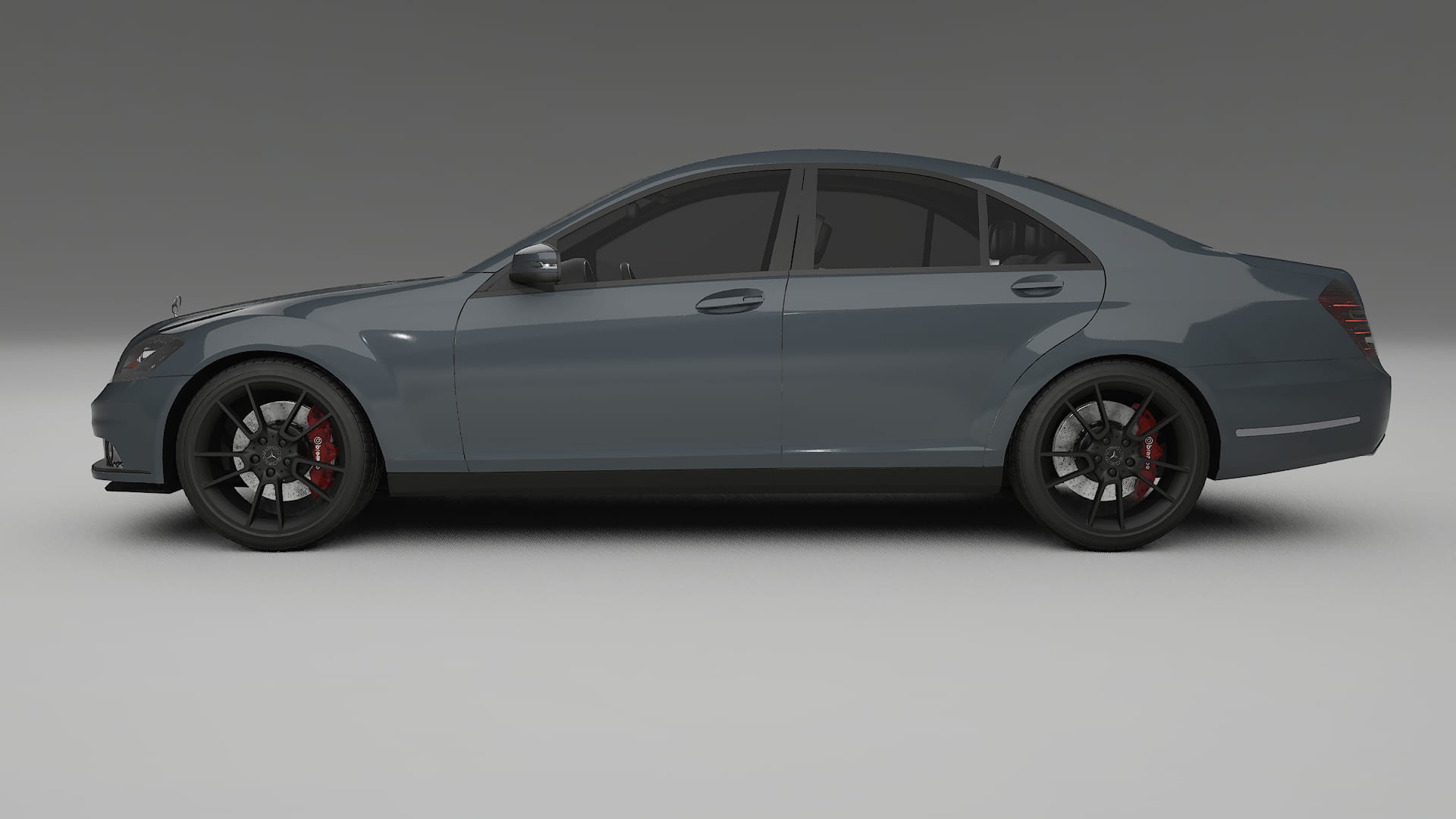 Mercedes S class W221 facelift LCI TPU Lackskyddsfilm | GRANITE Färgskiftande PPF – Komplett Förskuret Kit