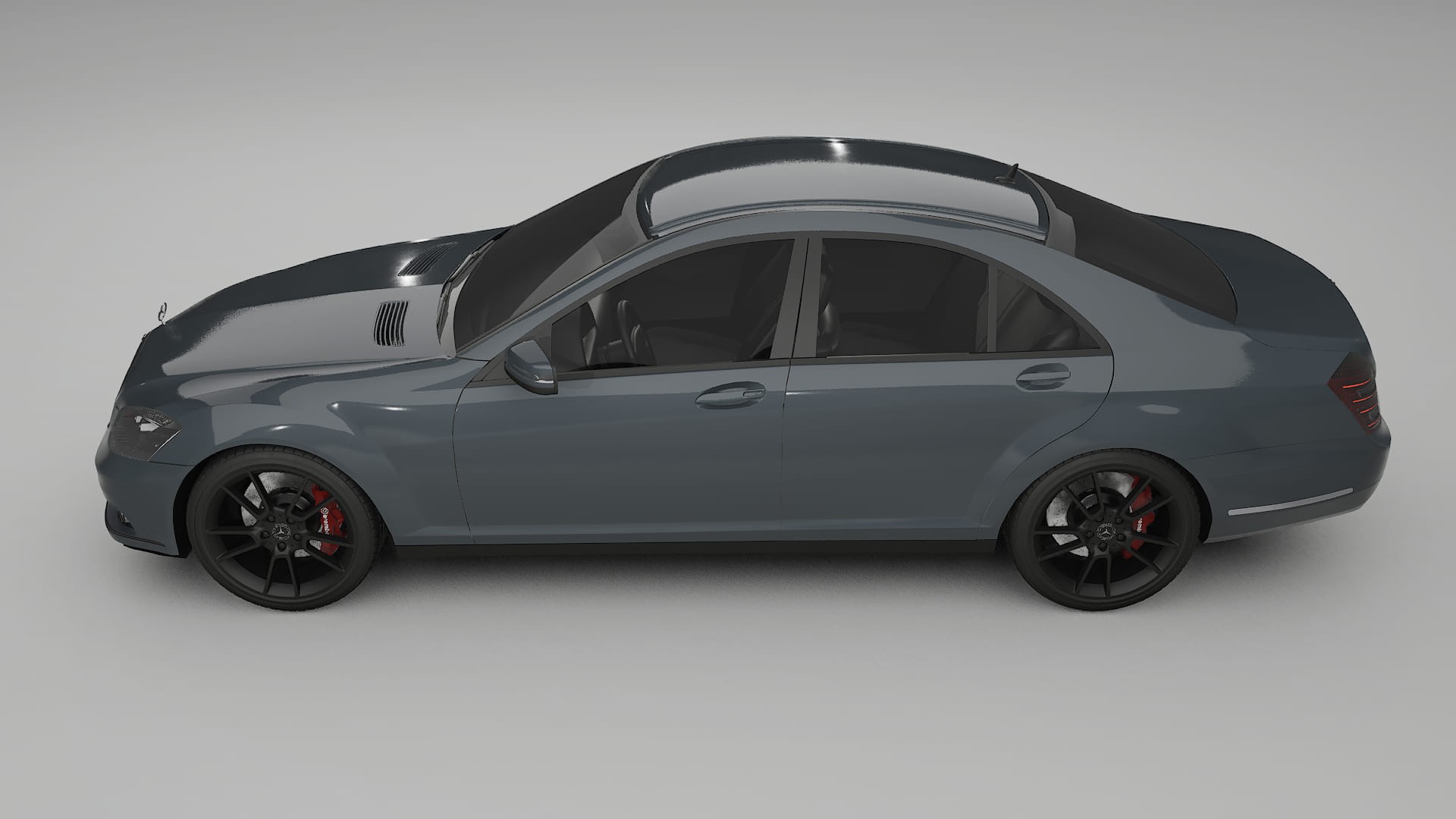 Mercedes S class W221 facelift LCI TPU Lackskyddsfilm | GRANITE Färgskiftande PPF – Komplett Förskuret Kit