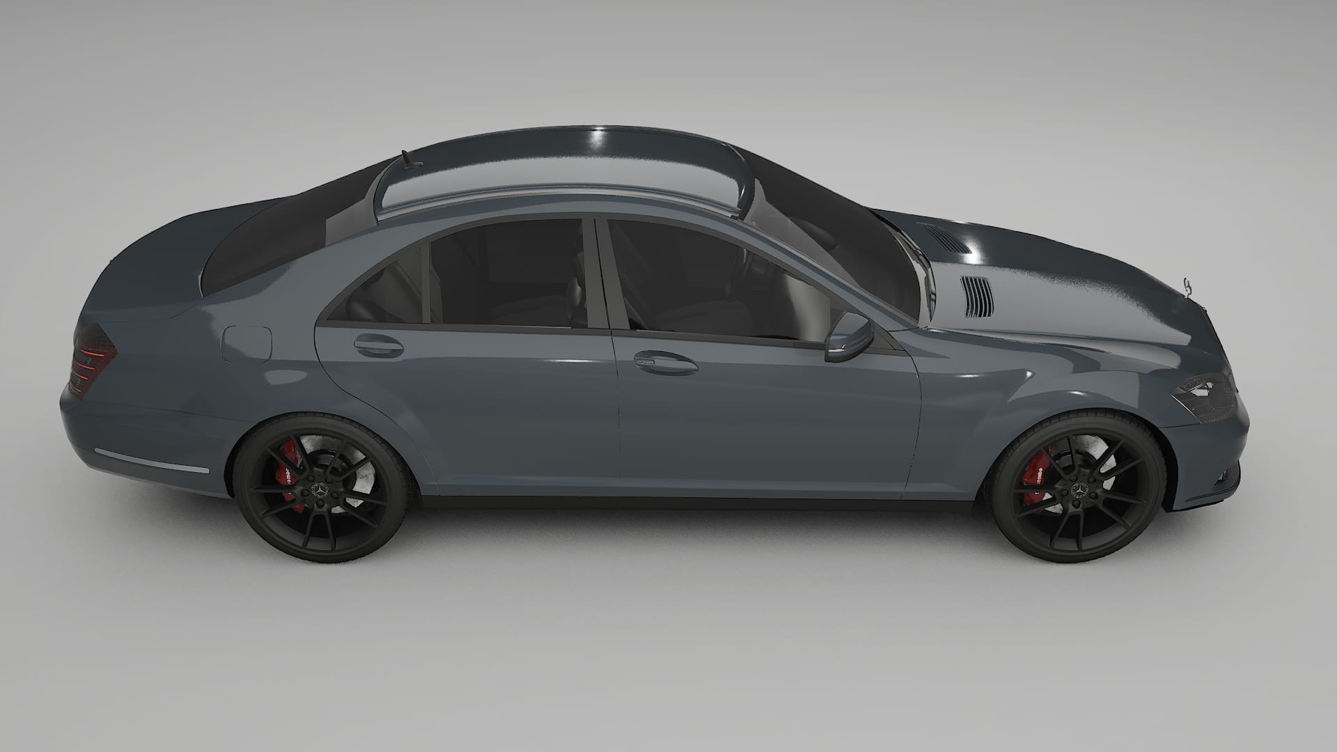 Mercedes S class W221 facelift LCI TPU Lackskyddsfilm | GRANITE Färgskiftande PPF – Komplett Förskuret Kit