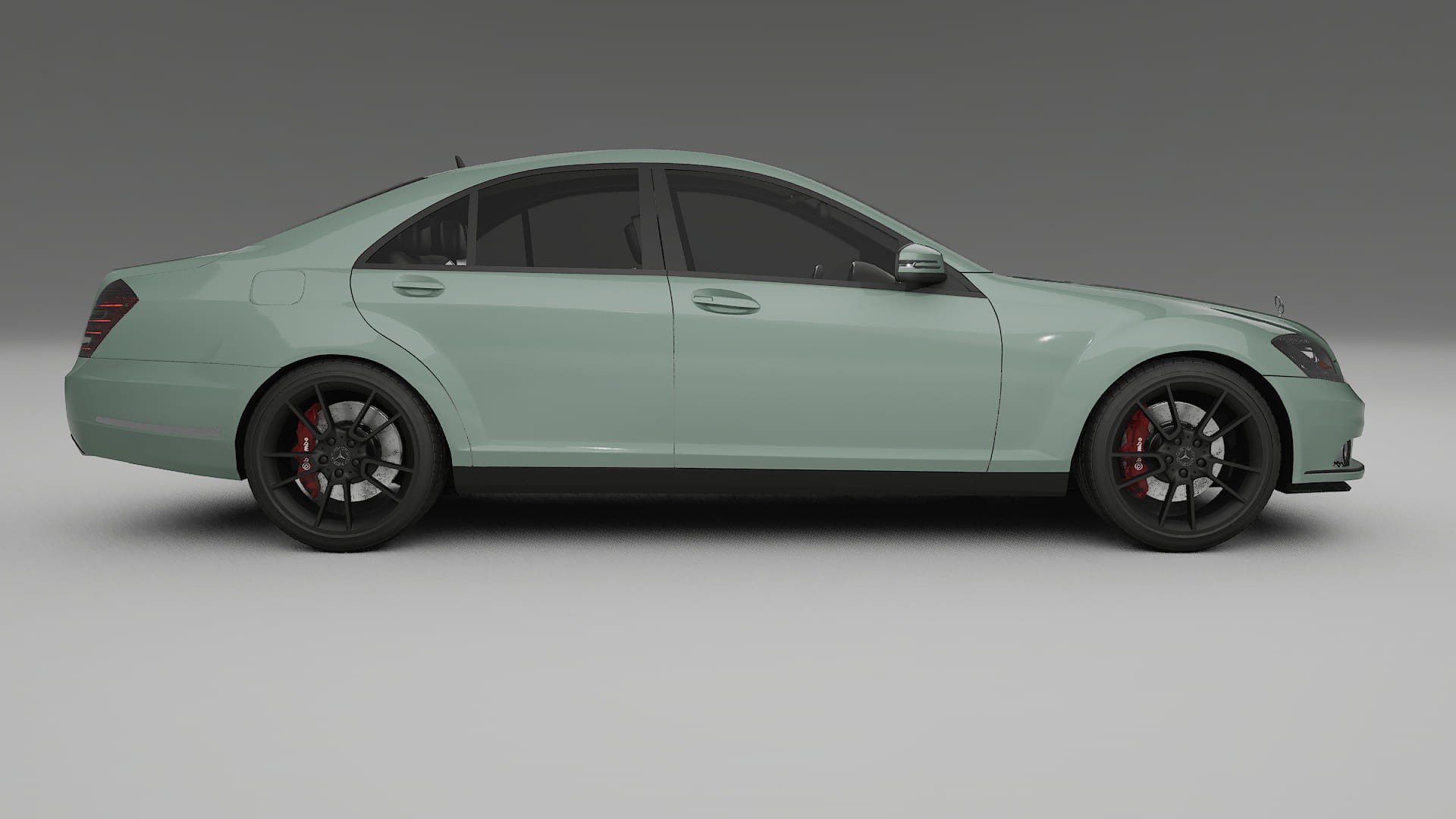 Mercedes S class W221 facelift LCI TPU Lackskyddsfilm | CINDER Färgskiftande PPF – Komplett Förskuret Kit