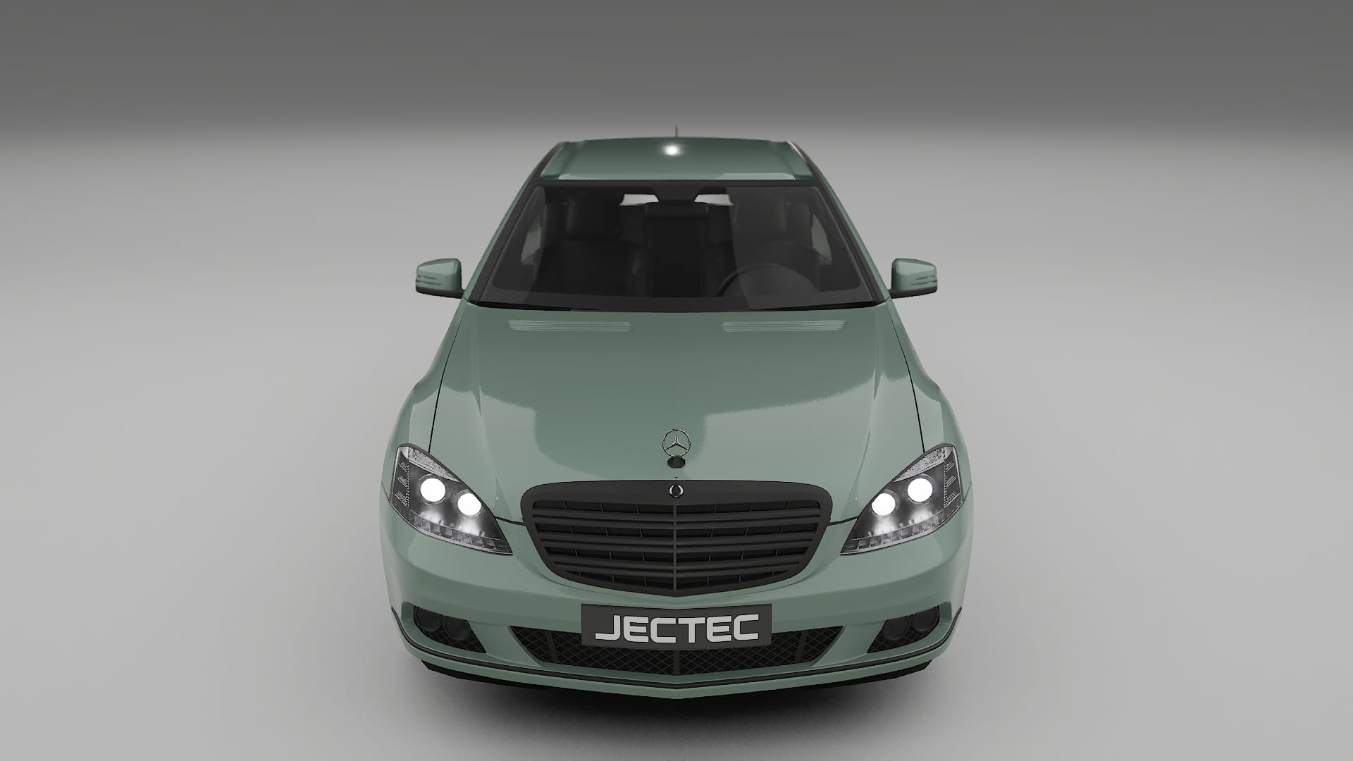 Mercedes S class W221 facelift LCI TPU Lackskyddsfilm | CINDER Färgskiftande PPF – Komplett Förskuret Kit