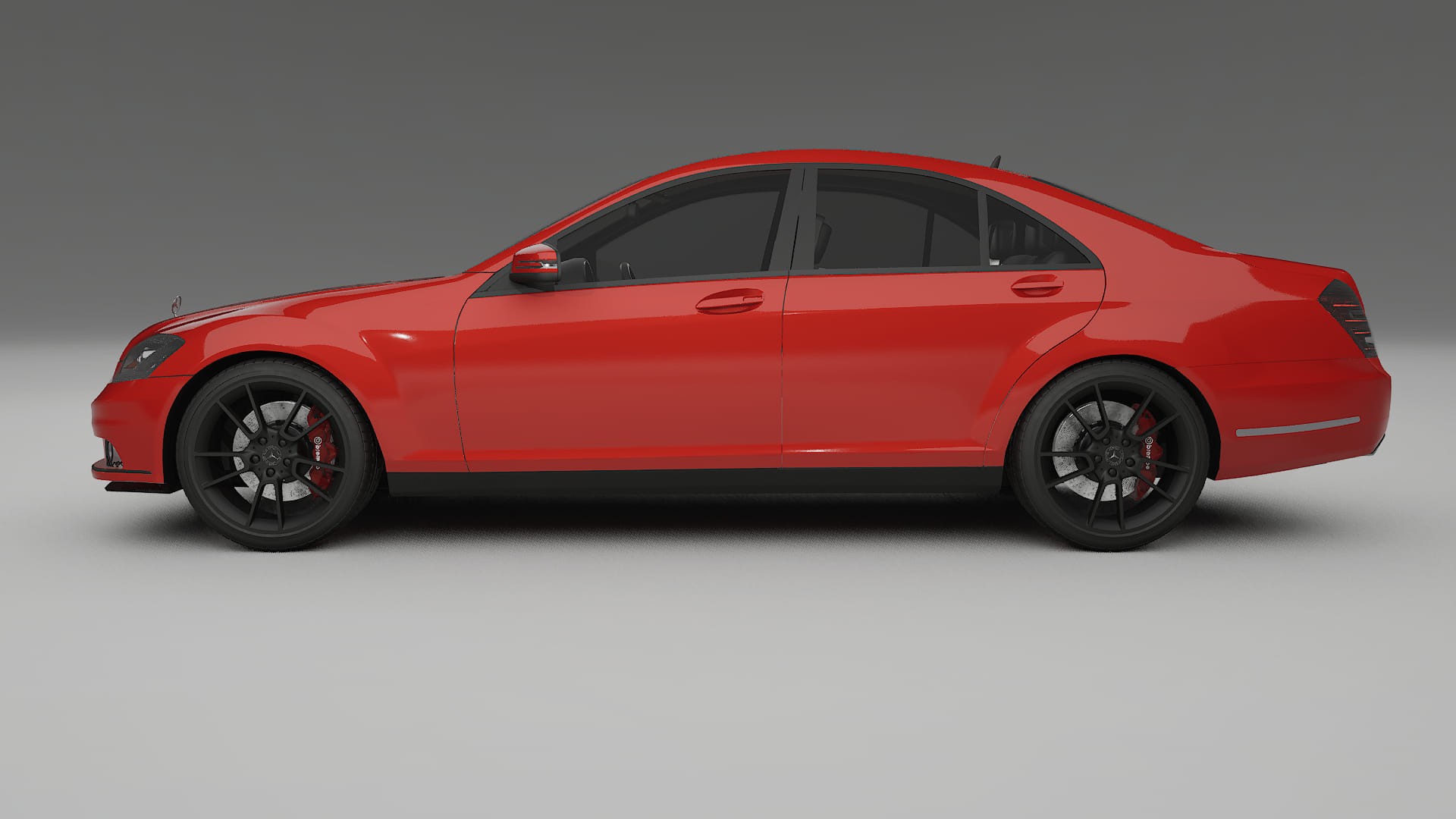 Mercedes S class W221 facelift LCI TPU Lackskyddsfilm | BLAZE Färgskiftande PPF – Komplett Förskuret Kit