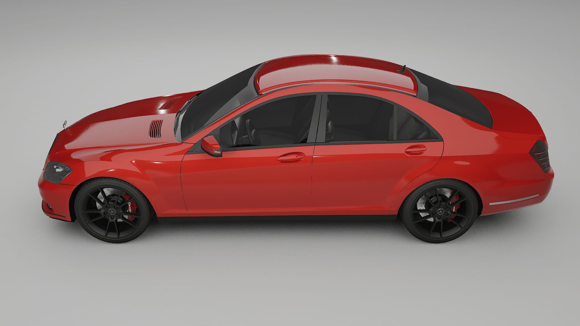 Mercedes S class W221 facelift LCI TPU Lackskyddsfilm | BLAZE Färgskiftande PPF – Komplett Förskuret Kit