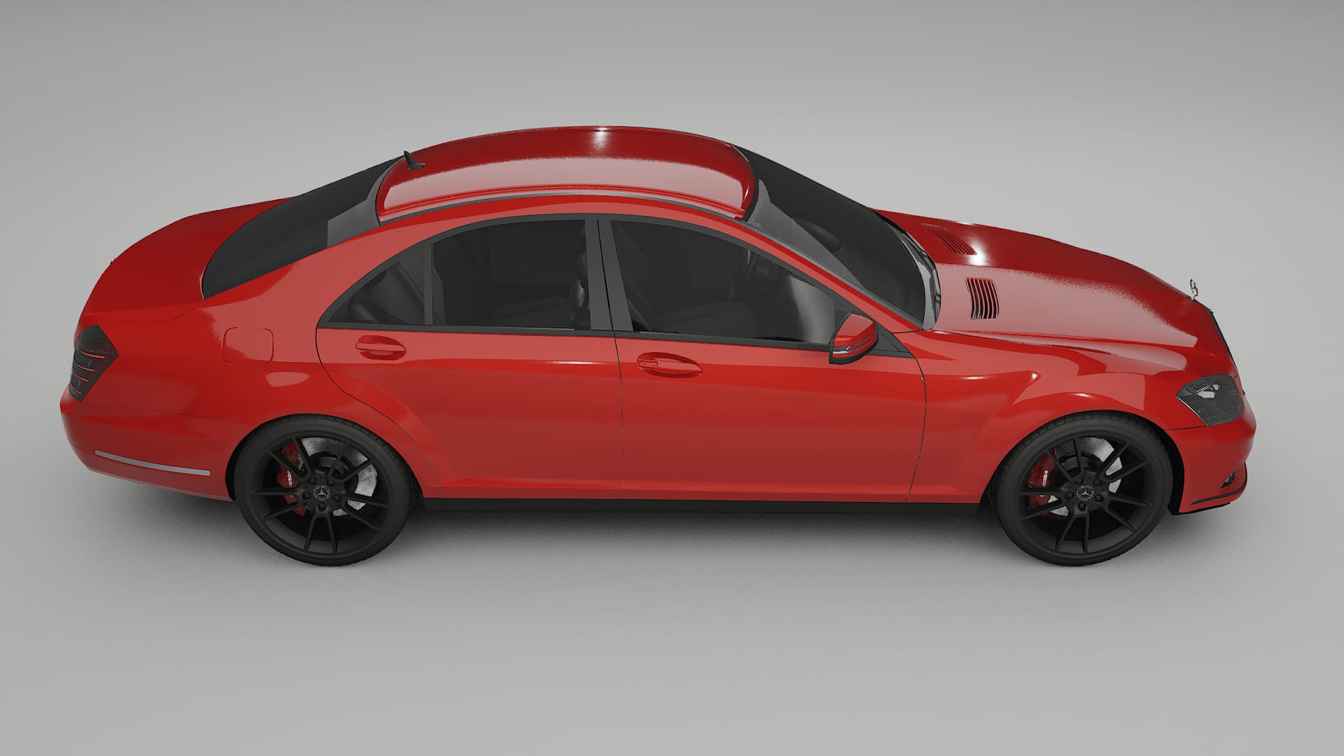 Mercedes S class W221 facelift LCI TPU Lackskyddsfilm | BLAZE Färgskiftande PPF – Komplett Förskuret Kit