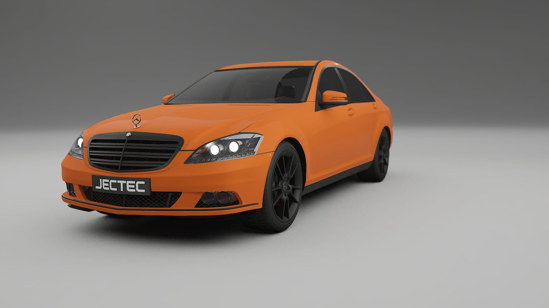 Mercedes S class W221 facelift LCI TPU Lackskyddsfilm | ROCKET Färgskiftande PPF – Komplett Förskuret Kit