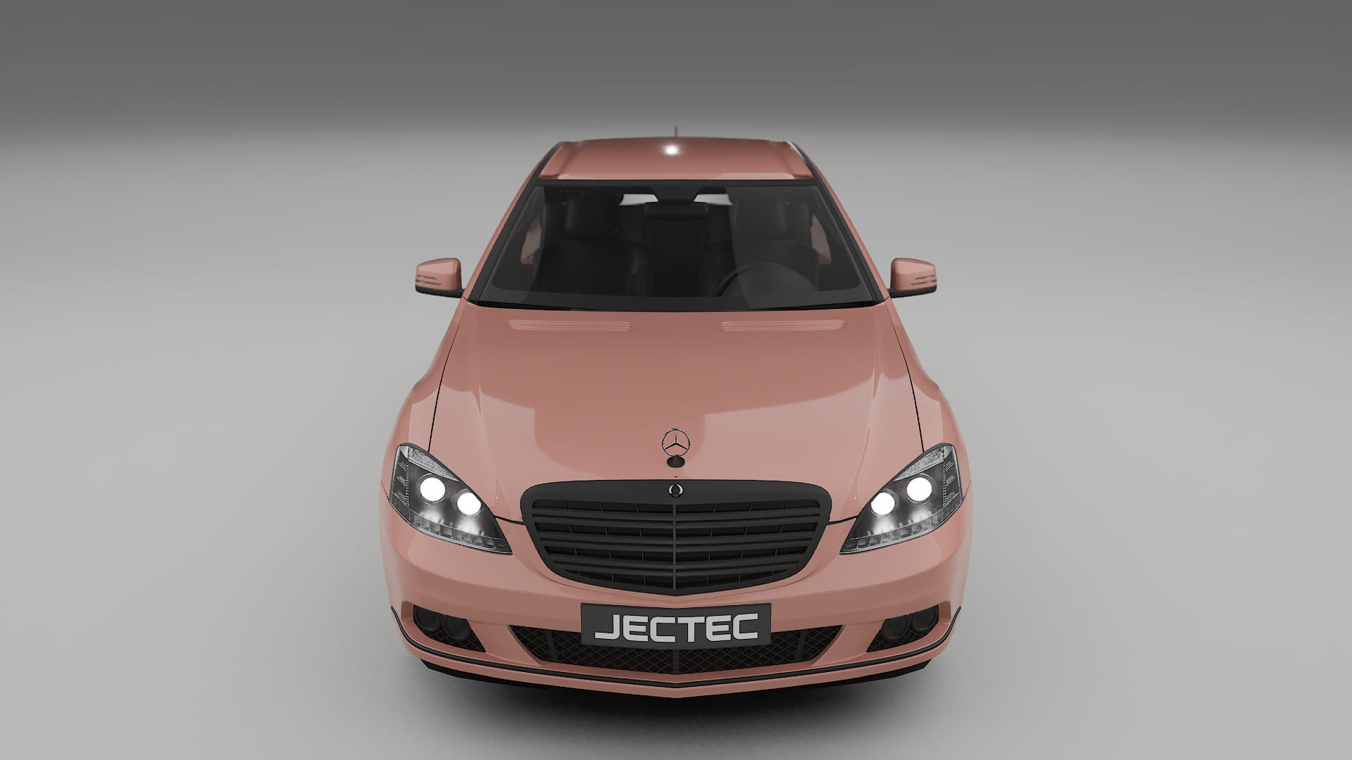 Mercedes S class W221 facelift LCI TPU Lackskyddsfilm | BLUSH Färgskiftande PPF – Komplett Förskuret Kit