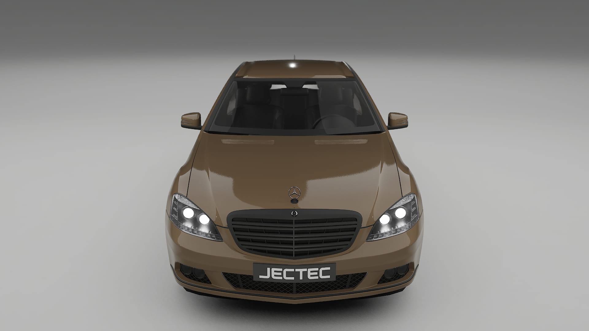 Mercedes S class W221 facelift LCI TPU Lackskyddsfilm | SAHARA Färgskiftande PPF – Komplett Förskuret Kit