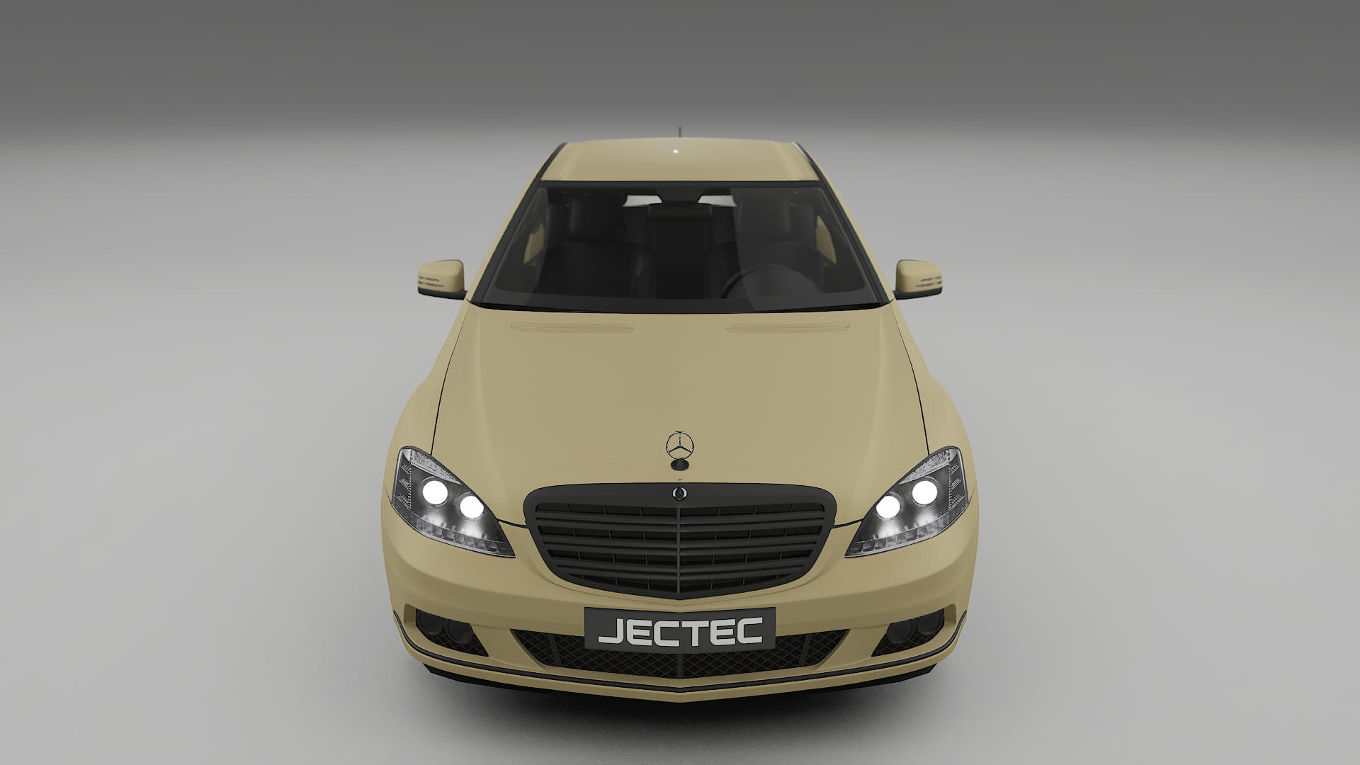 Mercedes S class W221 facelift LCI TPU Lackskyddsfilm | SAND Färgskiftande PPF – Komplett Förskuret Kit