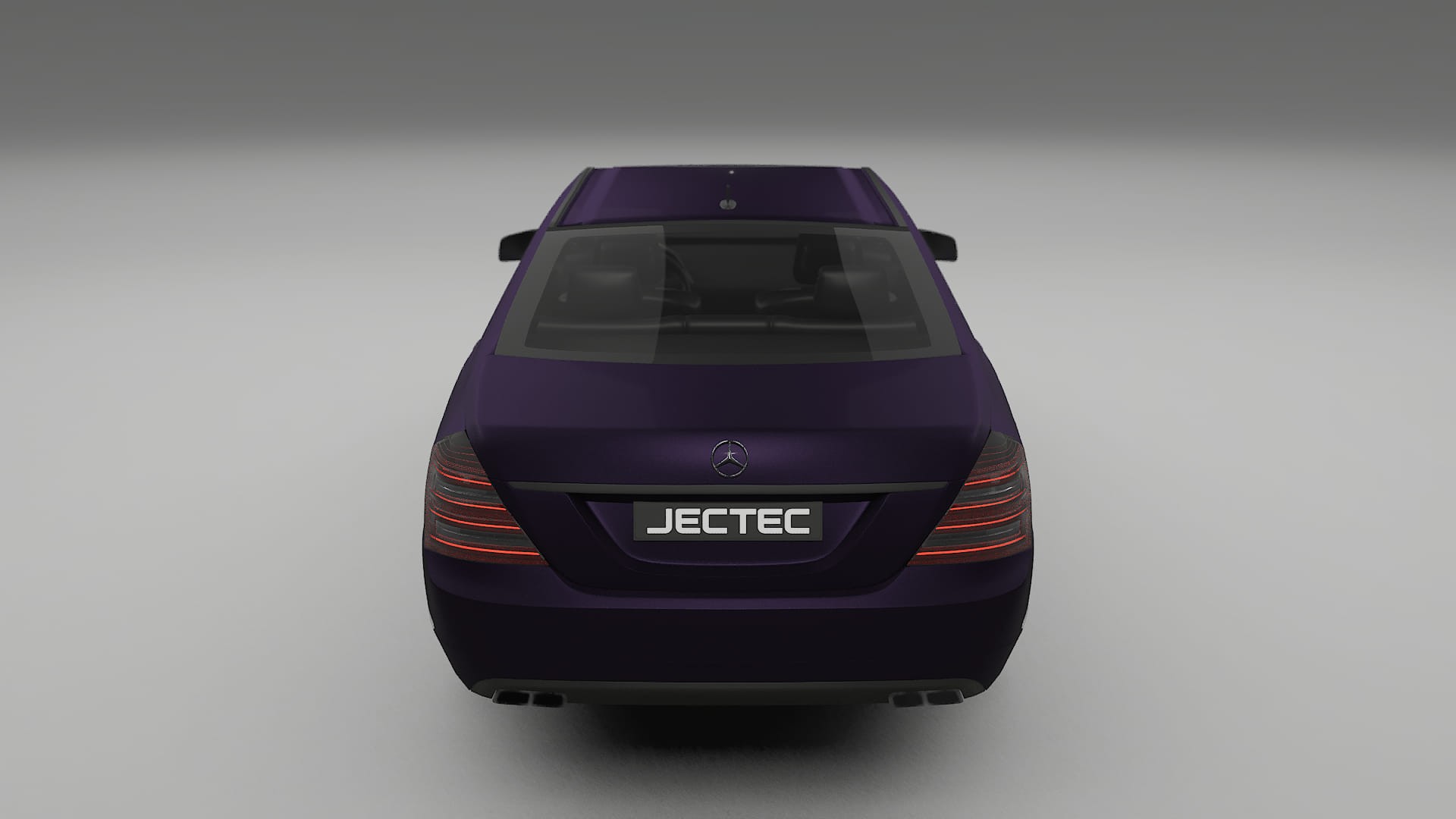 Mercedes S class W221 facelift LCI TPU Lackskyddsfilm | VIOLET Färgskiftande PPF – Komplett Förskuret Kit