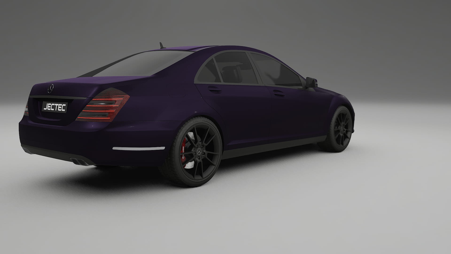 Mercedes S class W221 facelift LCI TPU Lackskyddsfilm | VIOLET Färgskiftande PPF – Komplett Förskuret Kit