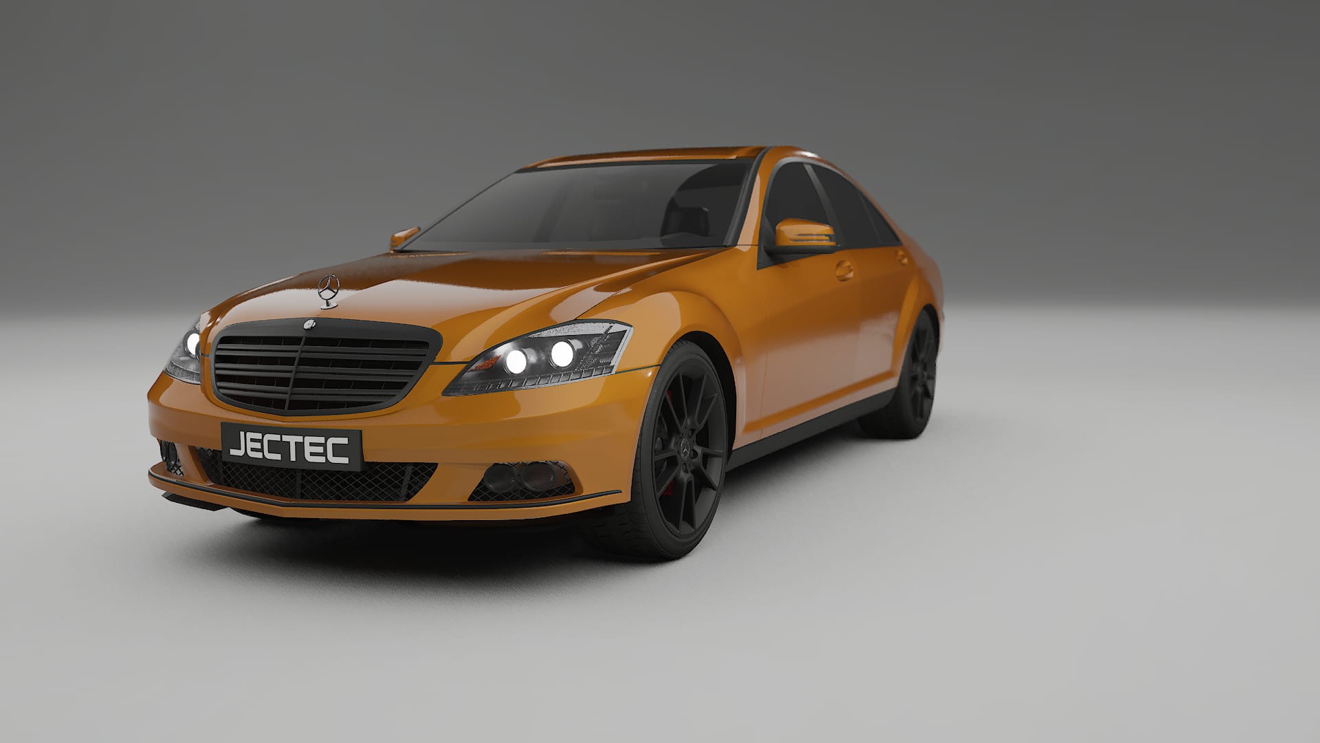 Mercedes S class W221 facelift LCI TPU Lackskyddsfilm | DAISY Färgskiftande PPF – Komplett Förskuret Kit