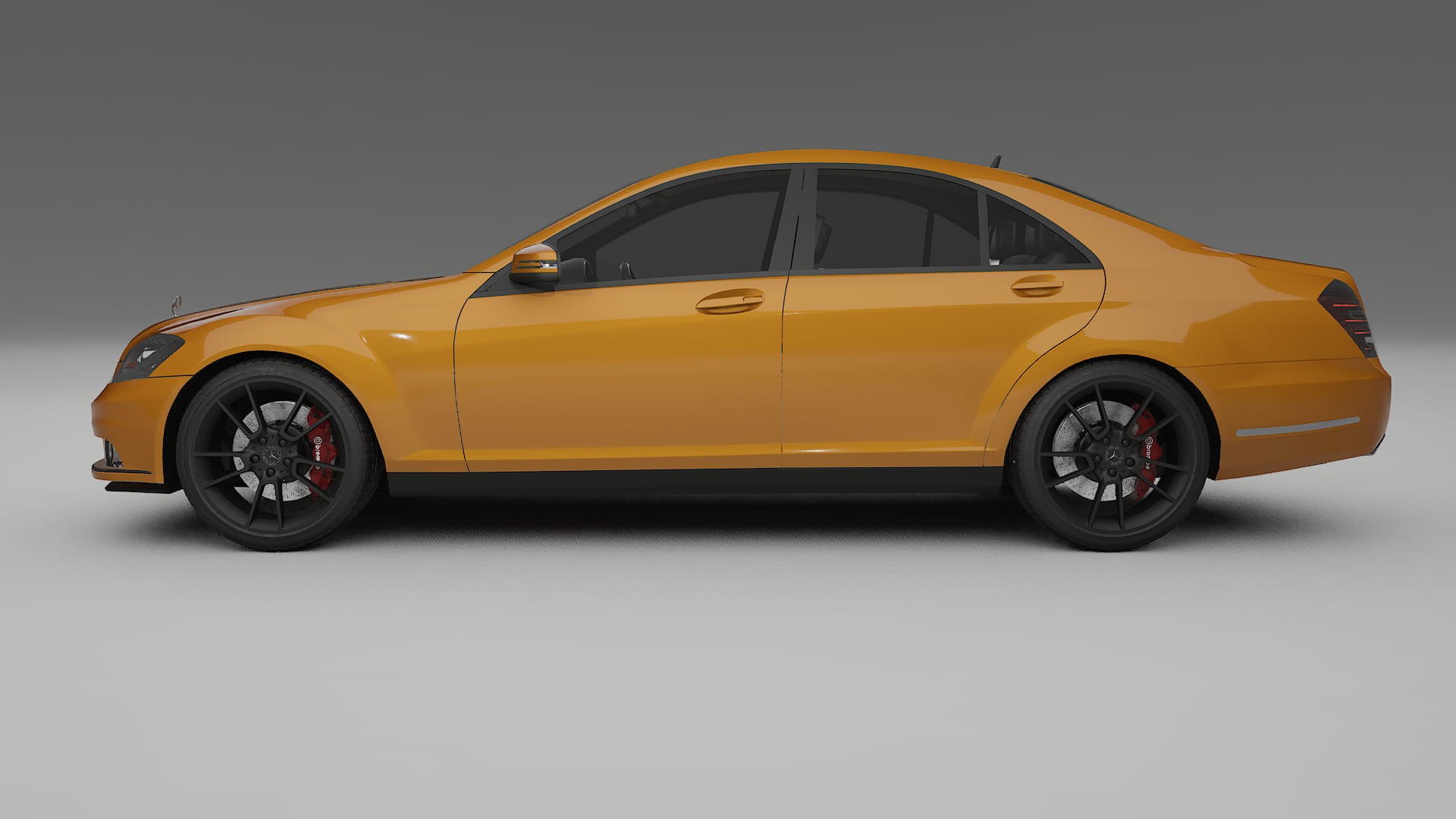 Mercedes S class W221 facelift LCI TPU Lackskyddsfilm | DAISY Färgskiftande PPF – Komplett Förskuret Kit