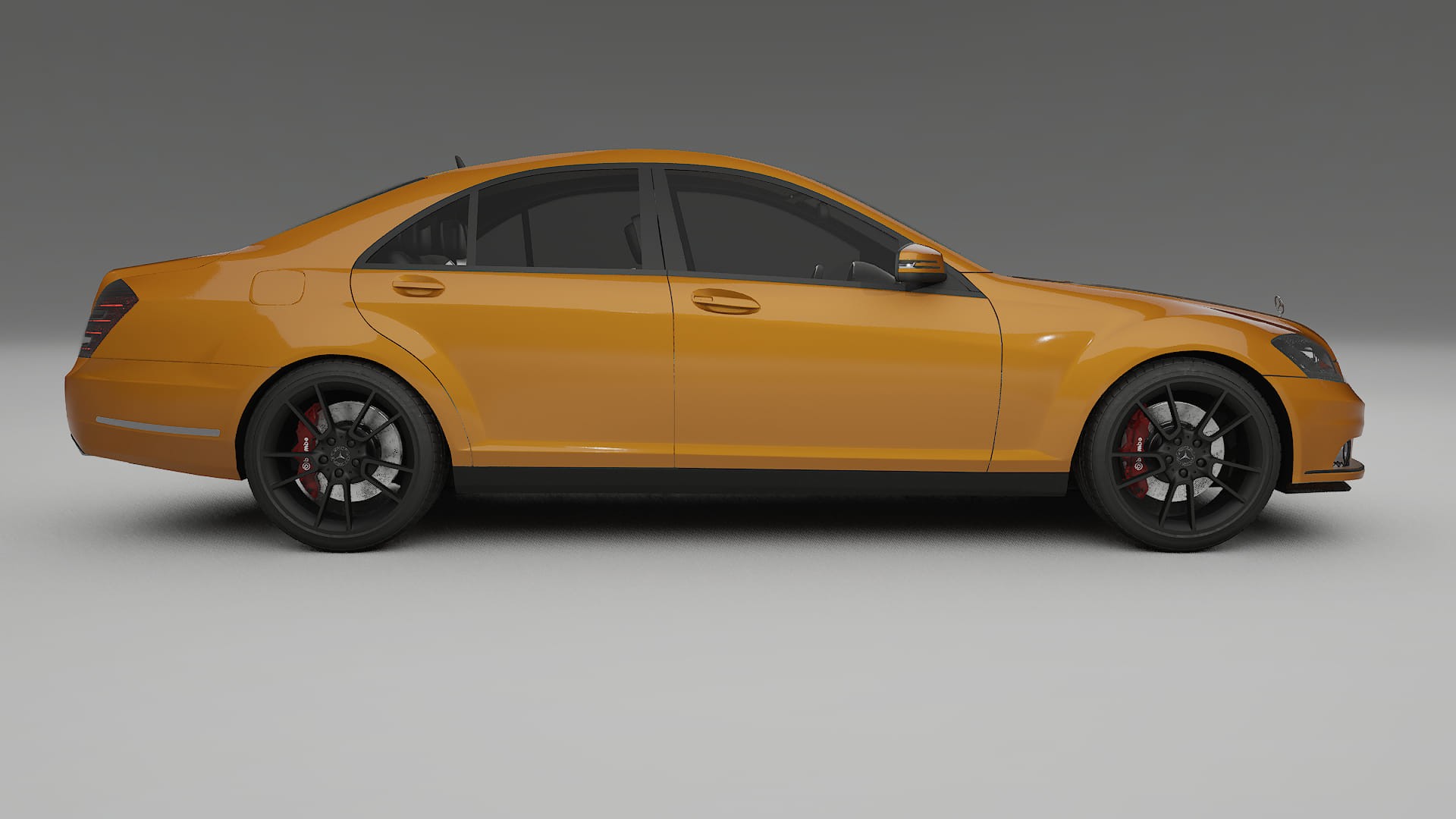 Mercedes S class W221 facelift LCI TPU Lackskyddsfilm | DAISY Färgskiftande PPF – Komplett Förskuret Kit