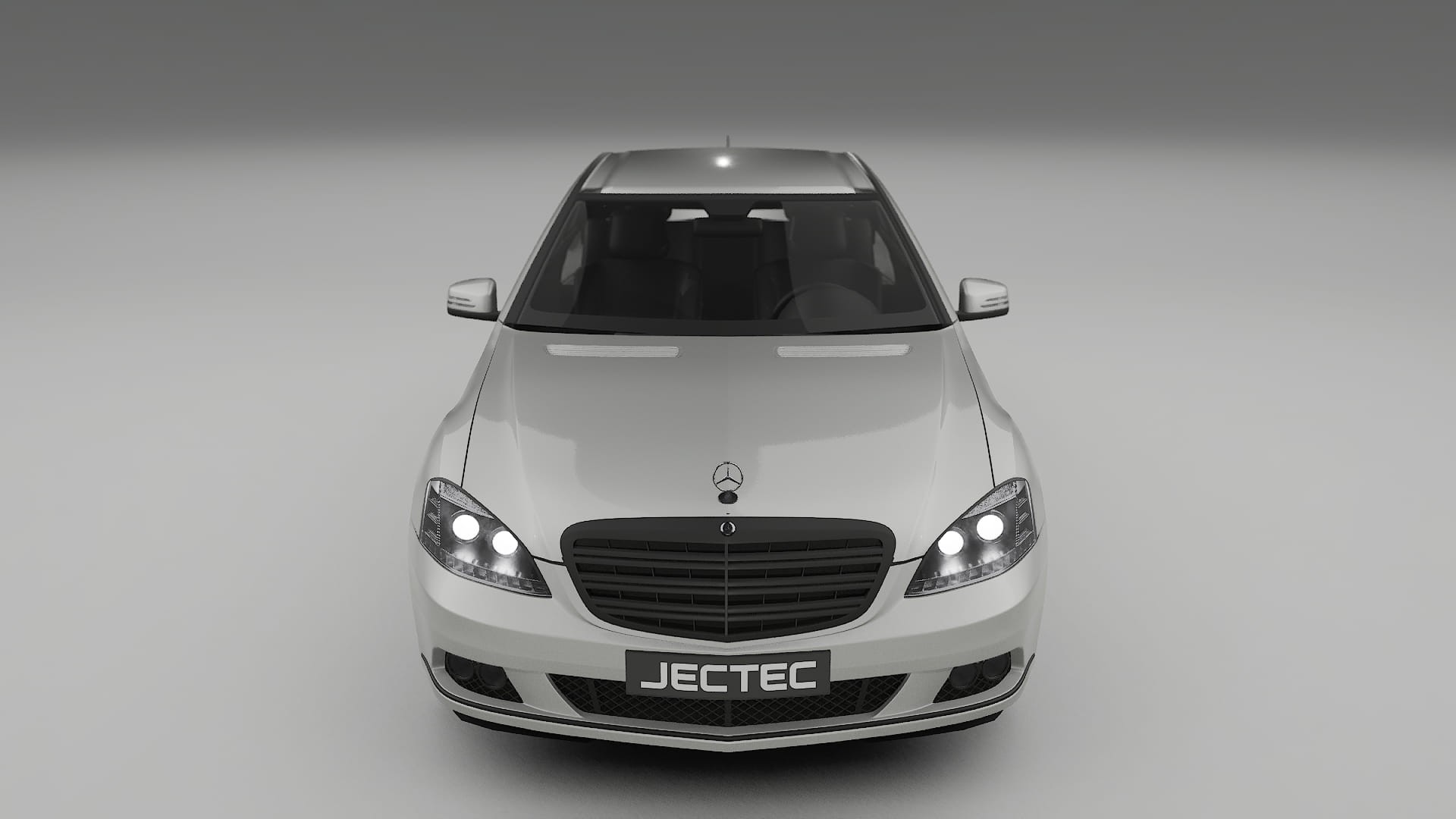 Mercedes S class W221 facelift LCI TPU Lackskyddsfilm | PEARL Färgskiftande PPF – Komplett Förskuret Kit