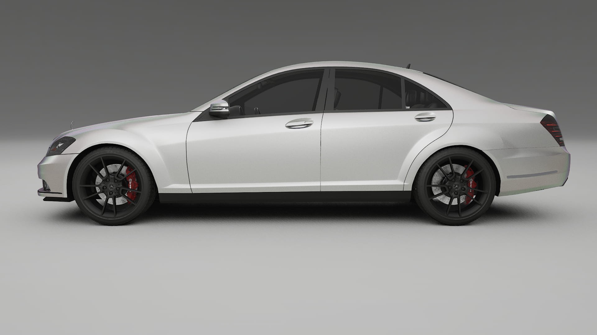 Mercedes S class W221 facelift LCI TPU Lackskyddsfilm | NEBULA Färgskiftande PPF – Komplett Förskuret Kit