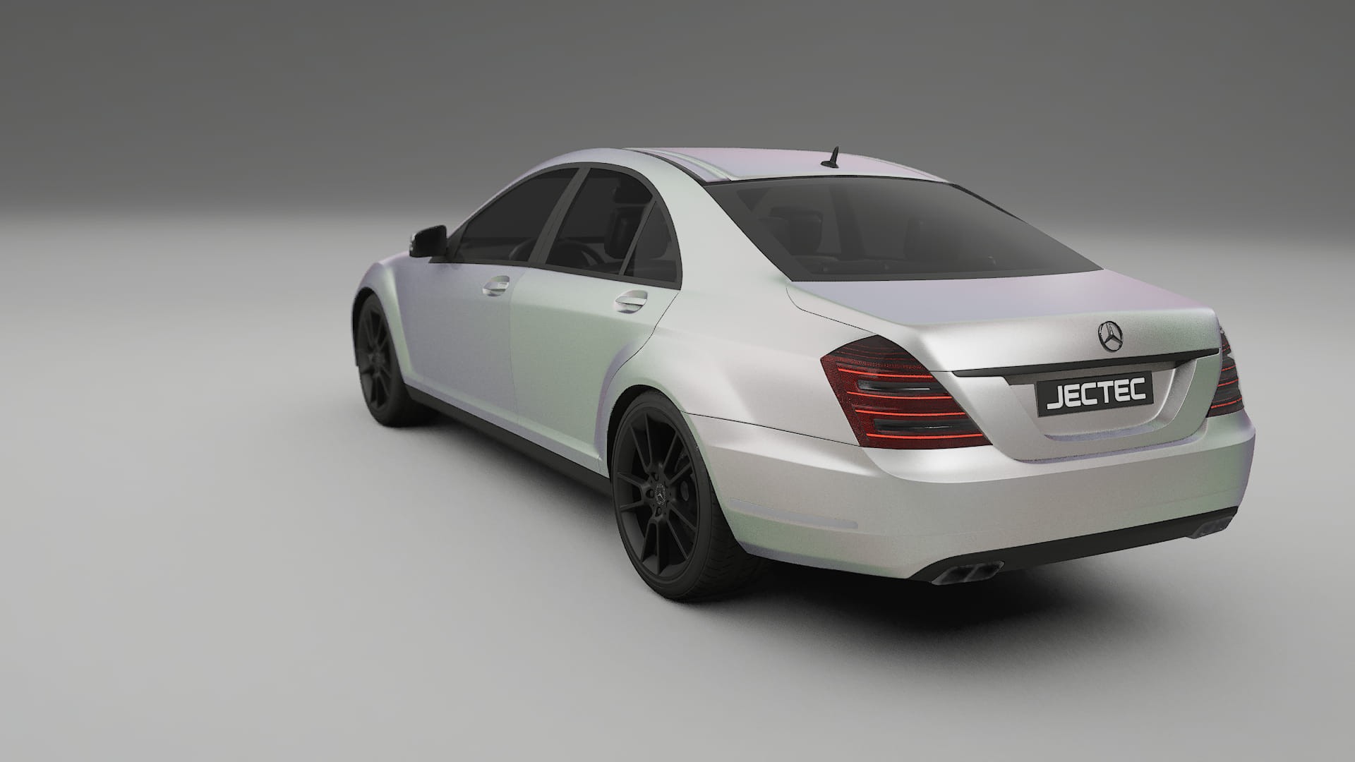 Mercedes S class W221 facelift LCI TPU Lackskyddsfilm | NEBULA Färgskiftande PPF – Komplett Förskuret Kit