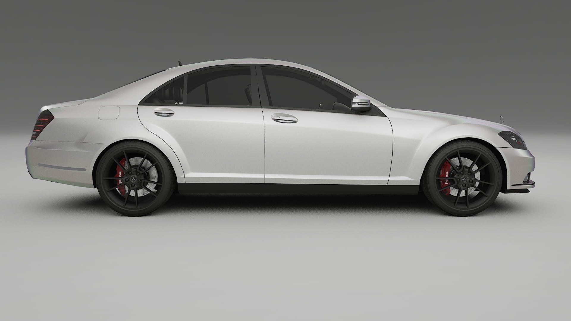 Mercedes S class W221 facelift LCI TPU Lackskyddsfilm | NEBULA Färgskiftande PPF – Komplett Förskuret Kit