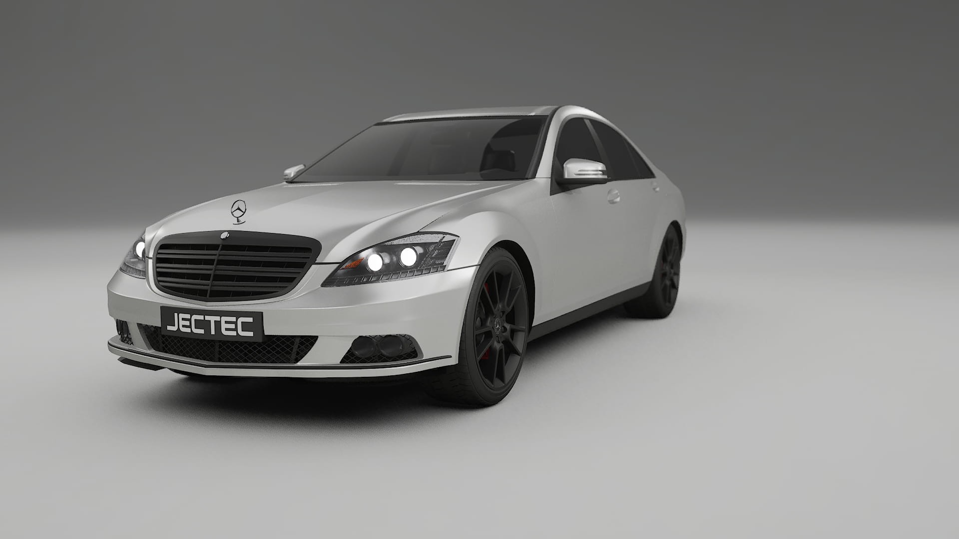 Mercedes S class W221 facelift LCI TPU Lackskyddsfilm | OPAL Färgskiftande PPF – Komplett Förskuret Kit