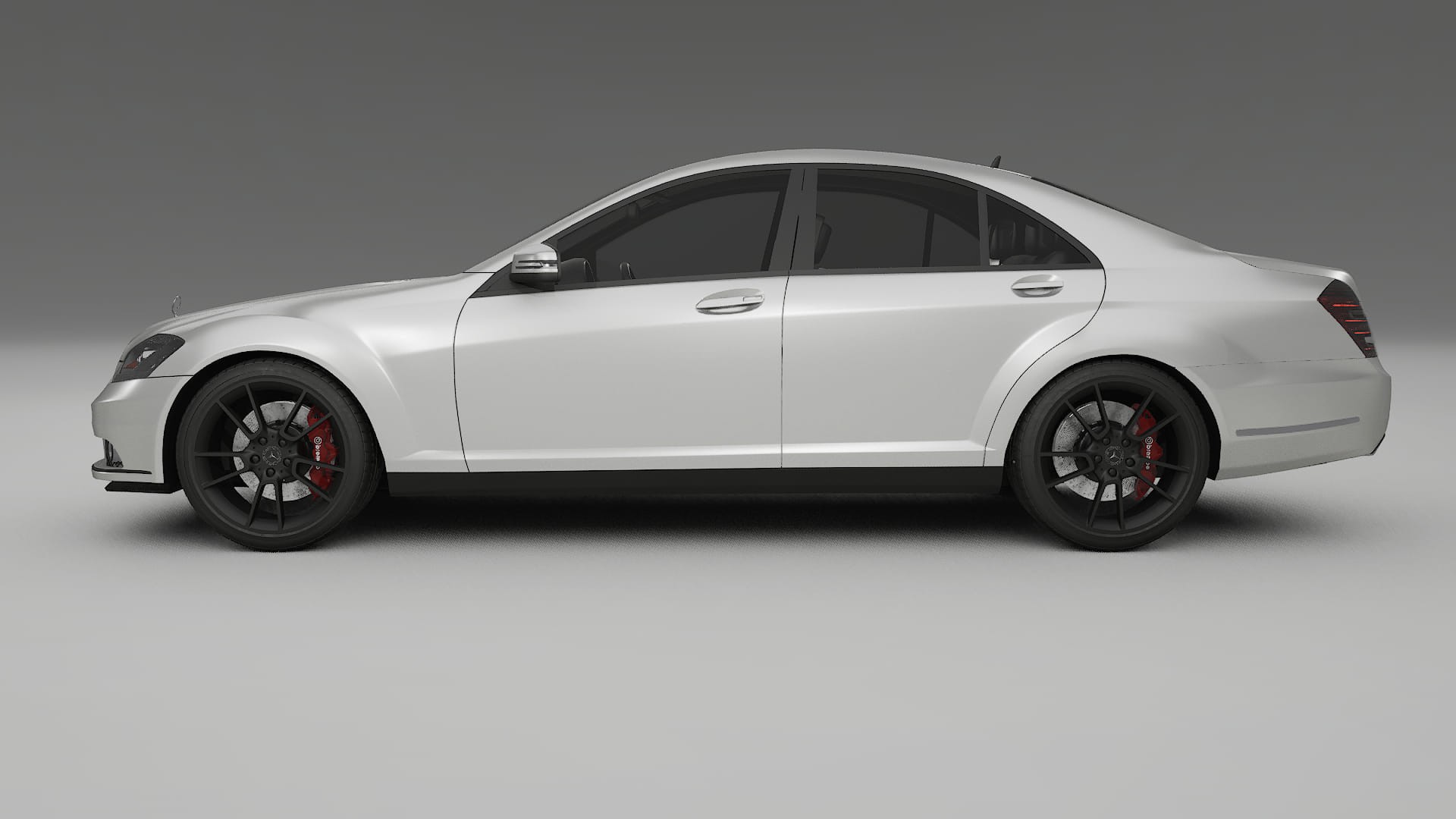 Mercedes S class W221 facelift LCI TPU Lackskyddsfilm | OPAL Färgskiftande PPF – Komplett Förskuret Kit