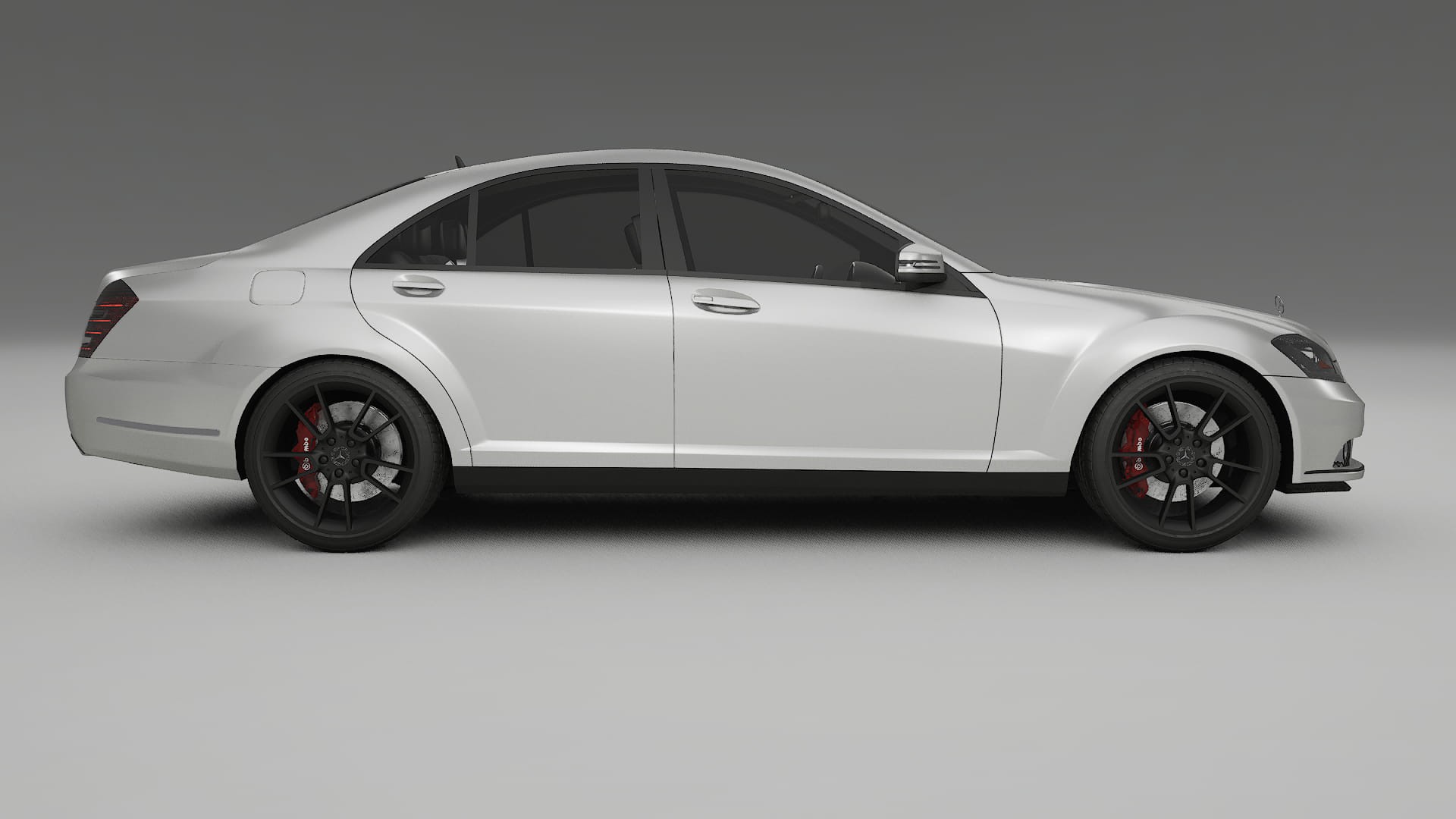 Mercedes S class W221 facelift LCI TPU Lackskyddsfilm | OPAL Färgskiftande PPF – Komplett Förskuret Kit