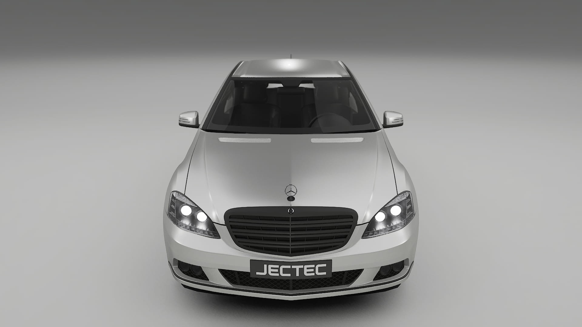 Mercedes S class W221 facelift LCI TPU Lackskyddsfilm | OPAL Färgskiftande PPF – Komplett Förskuret Kit