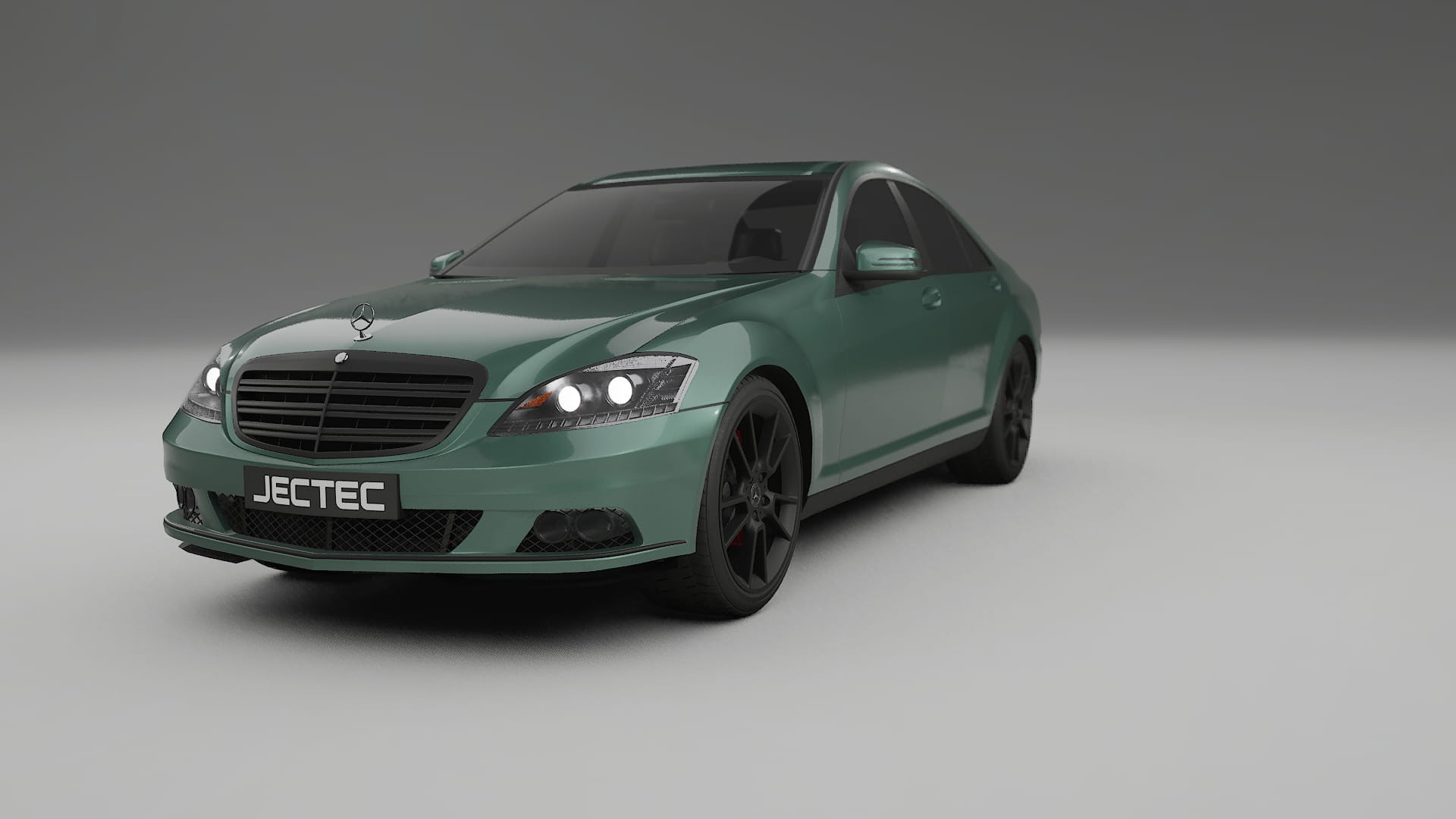 Mercedes S class W221 facelift LCI TPU Lackskyddsfilm | EVERGREEN Färgskiftande PPF – Komplett Förskuret Kit