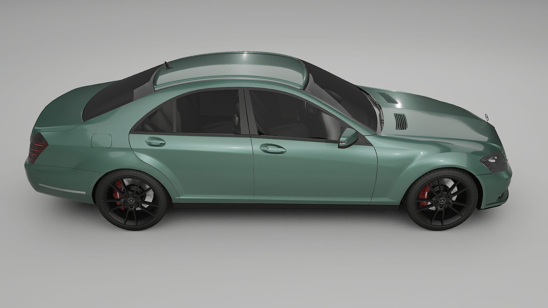 Mercedes S class W221 facelift LCI TPU Lackskyddsfilm | EVERGREEN Färgskiftande PPF – Komplett Förskuret Kit