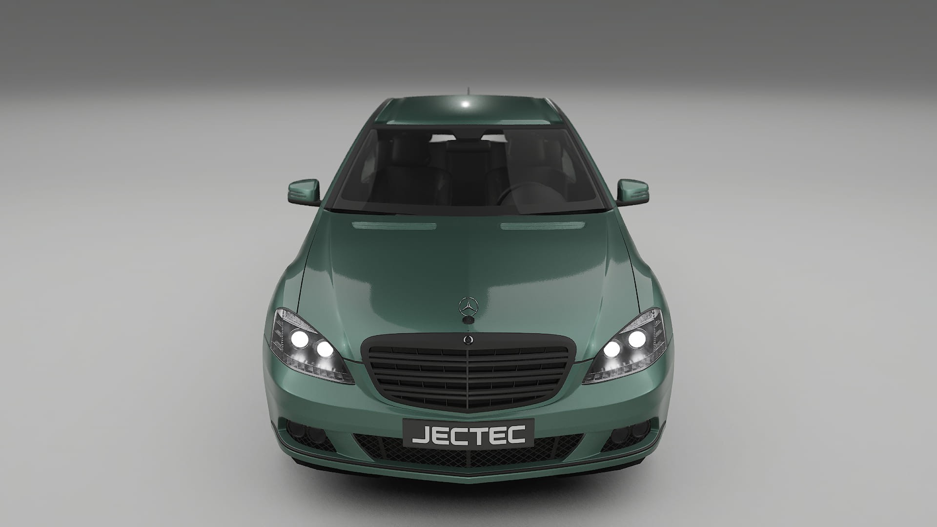 Mercedes S class W221 facelift LCI TPU Lackskyddsfilm | EVERGREEN Färgskiftande PPF – Komplett Förskuret Kit