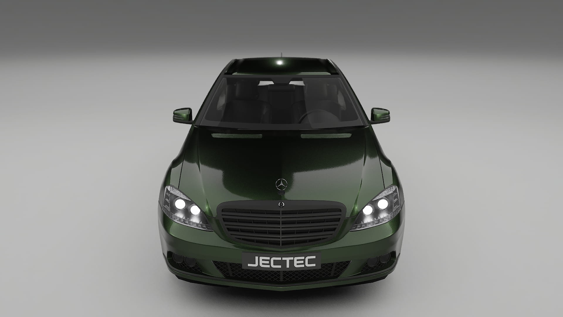 Mercedes S class W221 facelift LCI TPU Lackskyddsfilm | LAGOON Färgskiftande PPF – Komplett Förskuret Kit