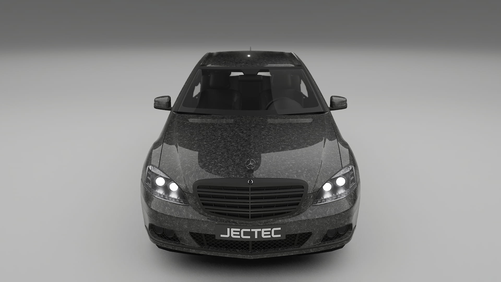 Mercedes S class W221 facelift LCI TPU Lackskyddsfilm | FORGED S Färgskiftande PPF – Komplett Förskuret Kit