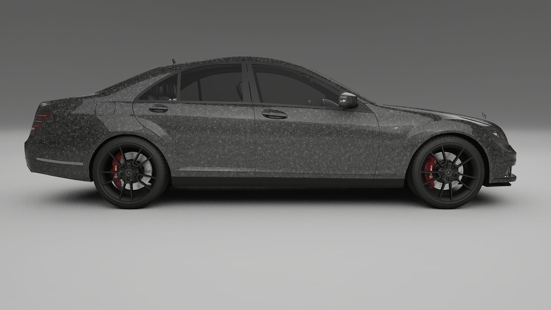 Mercedes S class W221 facelift LCI TPU Lackskyddsfilm | FORGED S Färgskiftande PPF – Komplett Förskuret Kit