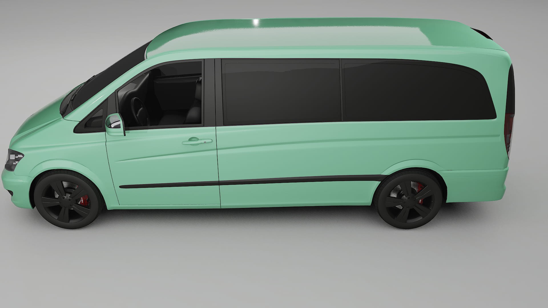 Mercedes Viano Extralong W439 Facelift LCI TPU Lackskyddsfilm | DUSTY Färgskiftande PPF – Komplett Förskuret Kit