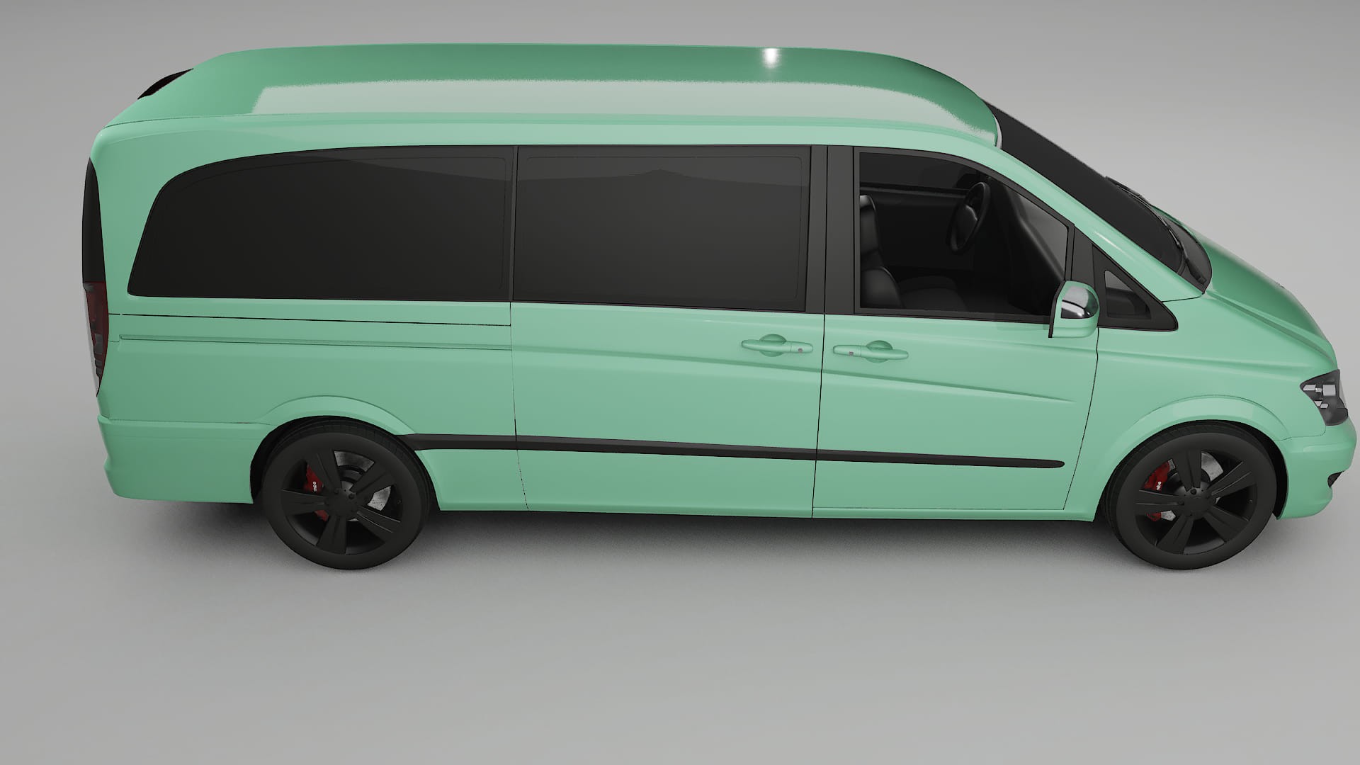 Mercedes Viano Extralong W439 Facelift LCI TPU Lackskyddsfilm | DUSTY Färgskiftande PPF – Komplett Förskuret Kit