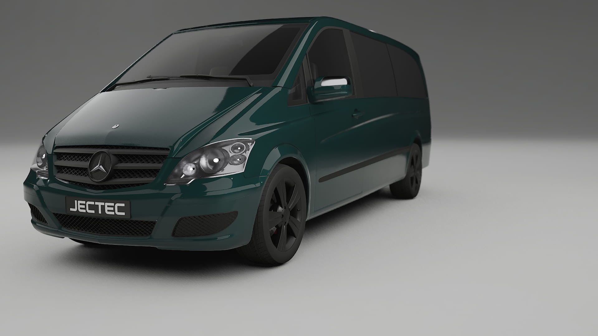 Mercedes Viano Extralong W439 Facelift LCI TPU Lackskyddsfilm | INFERNO Färgskiftande PPF – Komplett Förskuret Kit