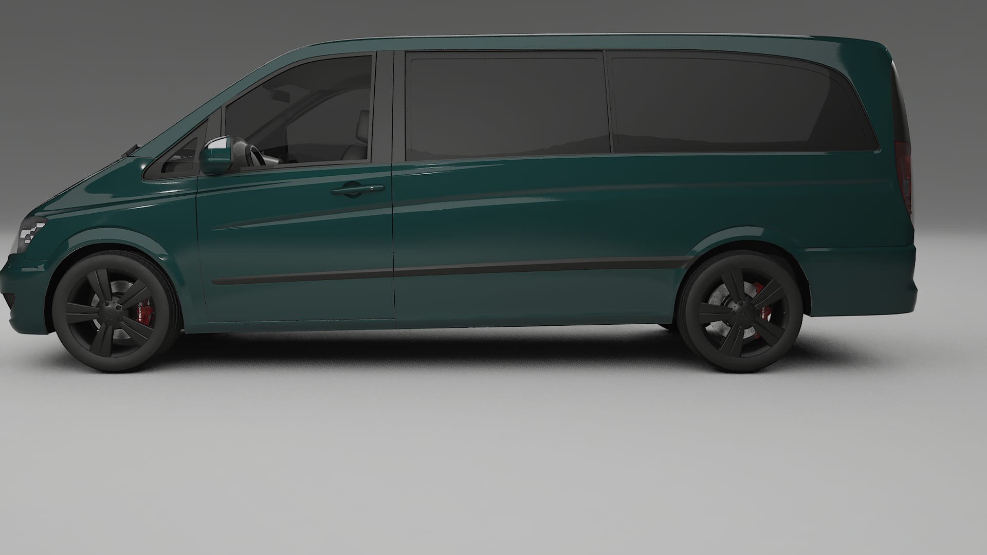 Mercedes Viano Extralong W439 Facelift LCI TPU Lackskyddsfilm | INFERNO Färgskiftande PPF – Komplett Förskuret Kit 2