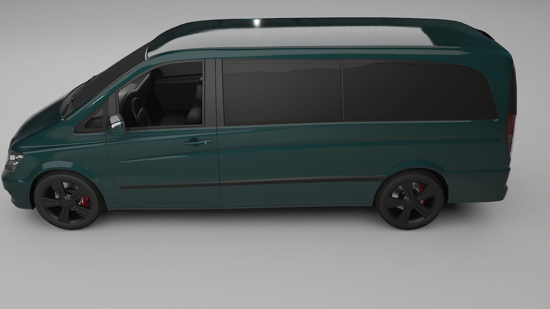 Mercedes Viano Extralong W439 Facelift LCI TPU Lackskyddsfilm | INFERNO Färgskiftande PPF – Komplett Förskuret Kit