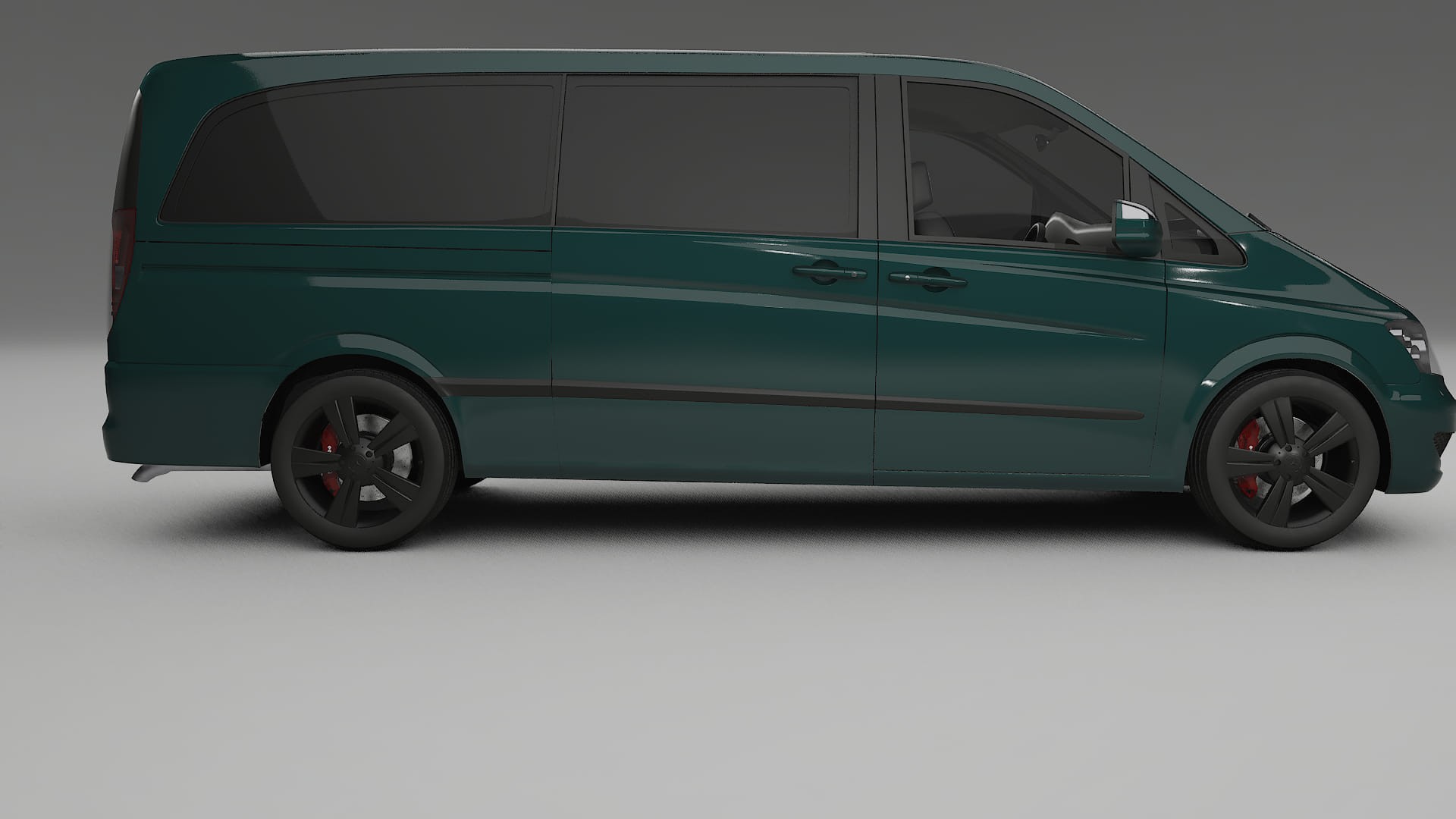 Mercedes Viano Extralong W439 Facelift LCI TPU Lackskyddsfilm | INFERNO Färgskiftande PPF – Komplett Förskuret Kit