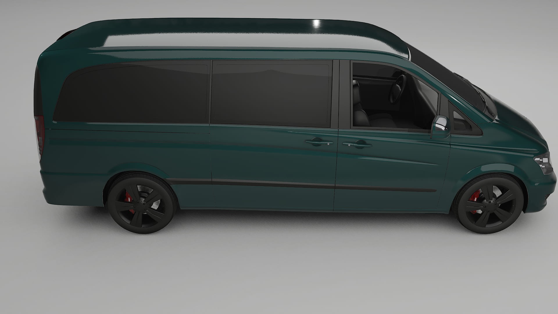 Mercedes Viano Extralong W439 Facelift LCI TPU Lackskyddsfilm | INFERNO Färgskiftande PPF – Komplett Förskuret Kit